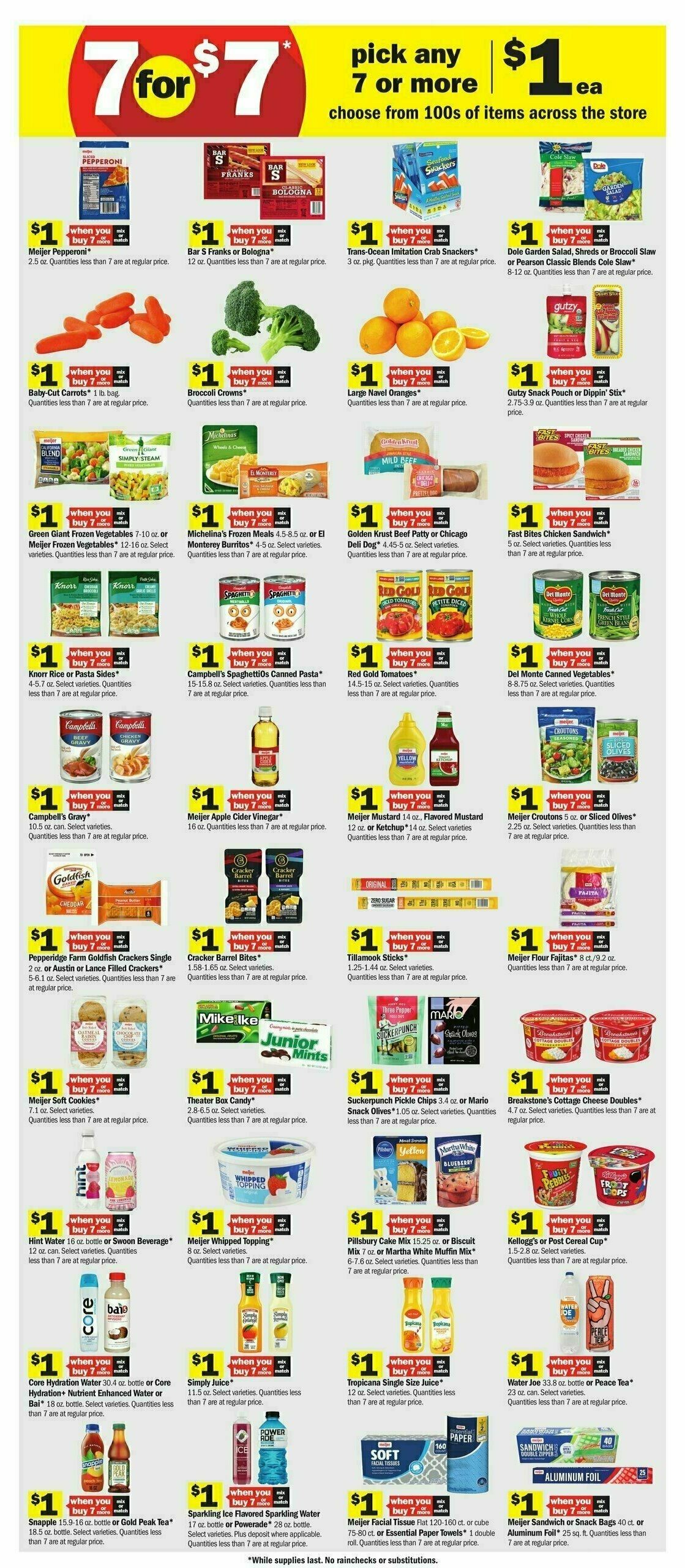 Meijer Weekly Ad from August 6