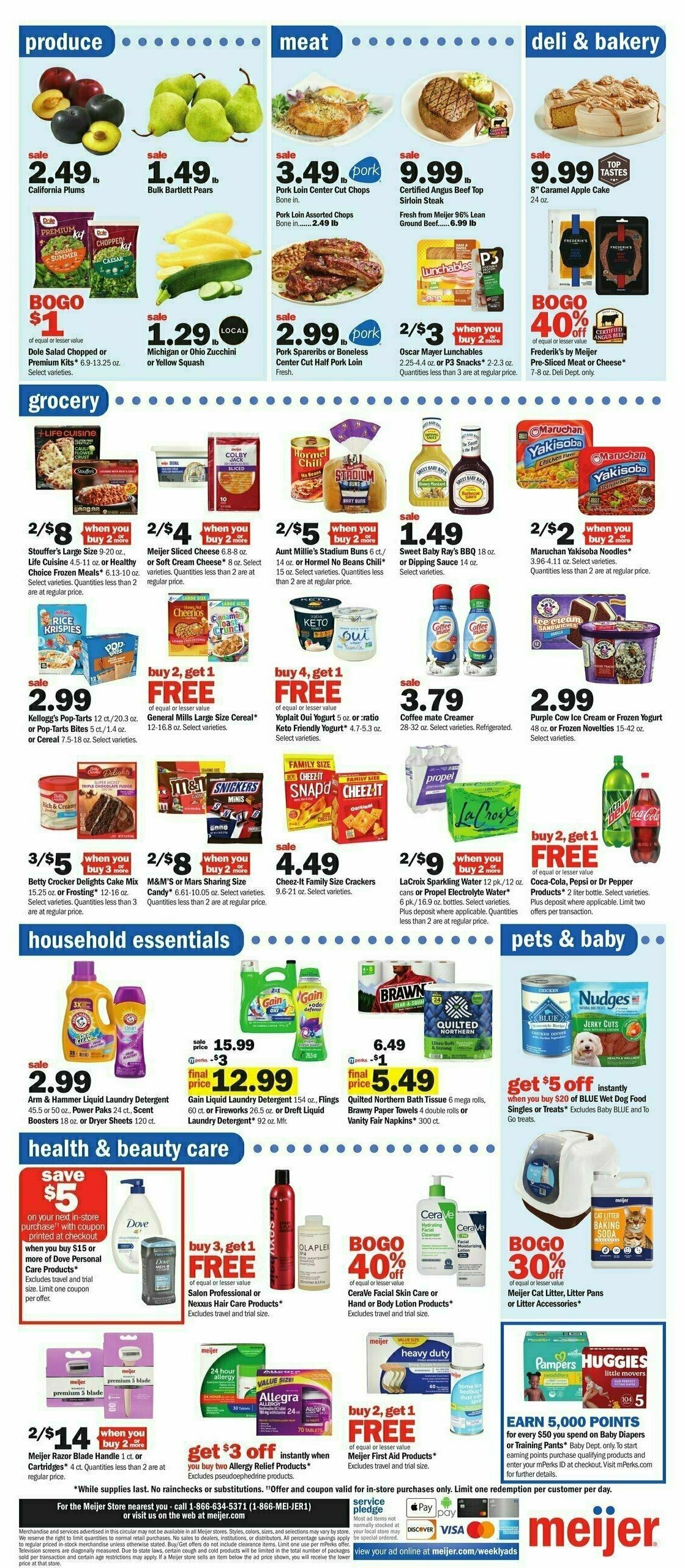 Meijer Weekly Ad from August 13