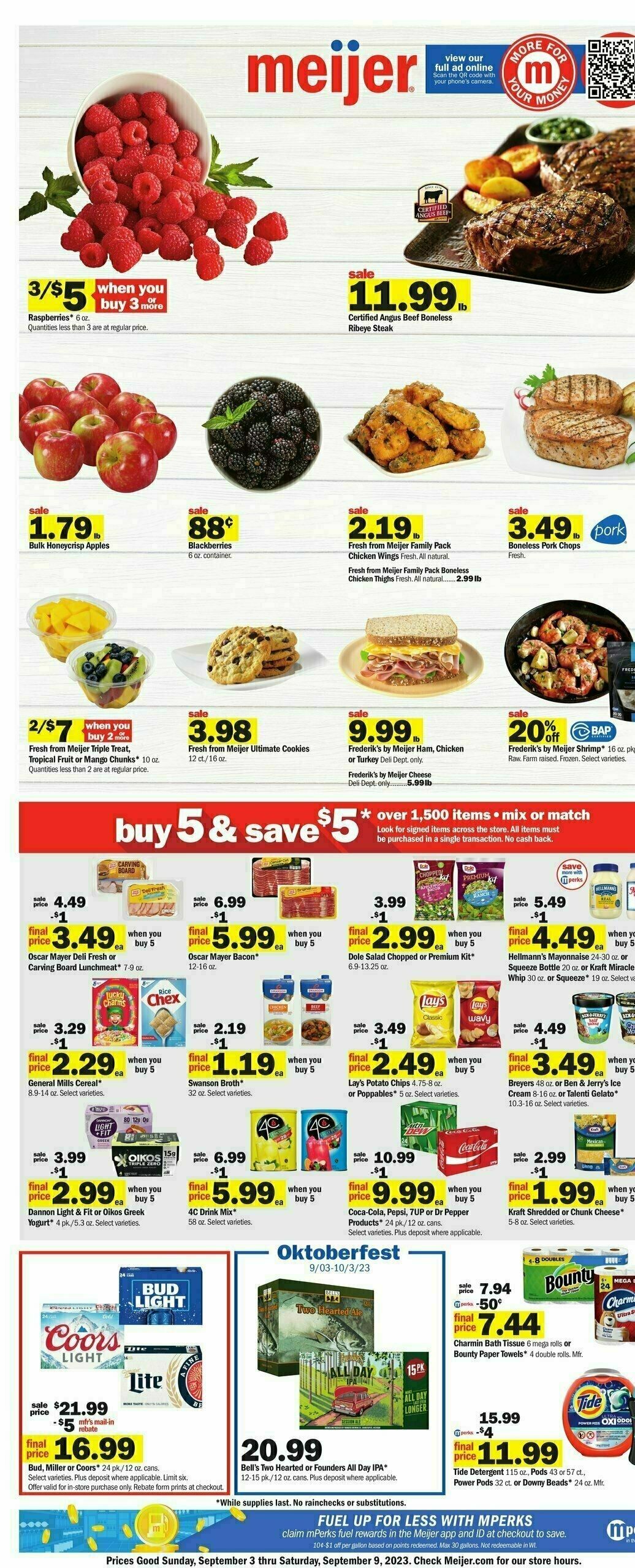 Meijer Weekly Ad from September 3