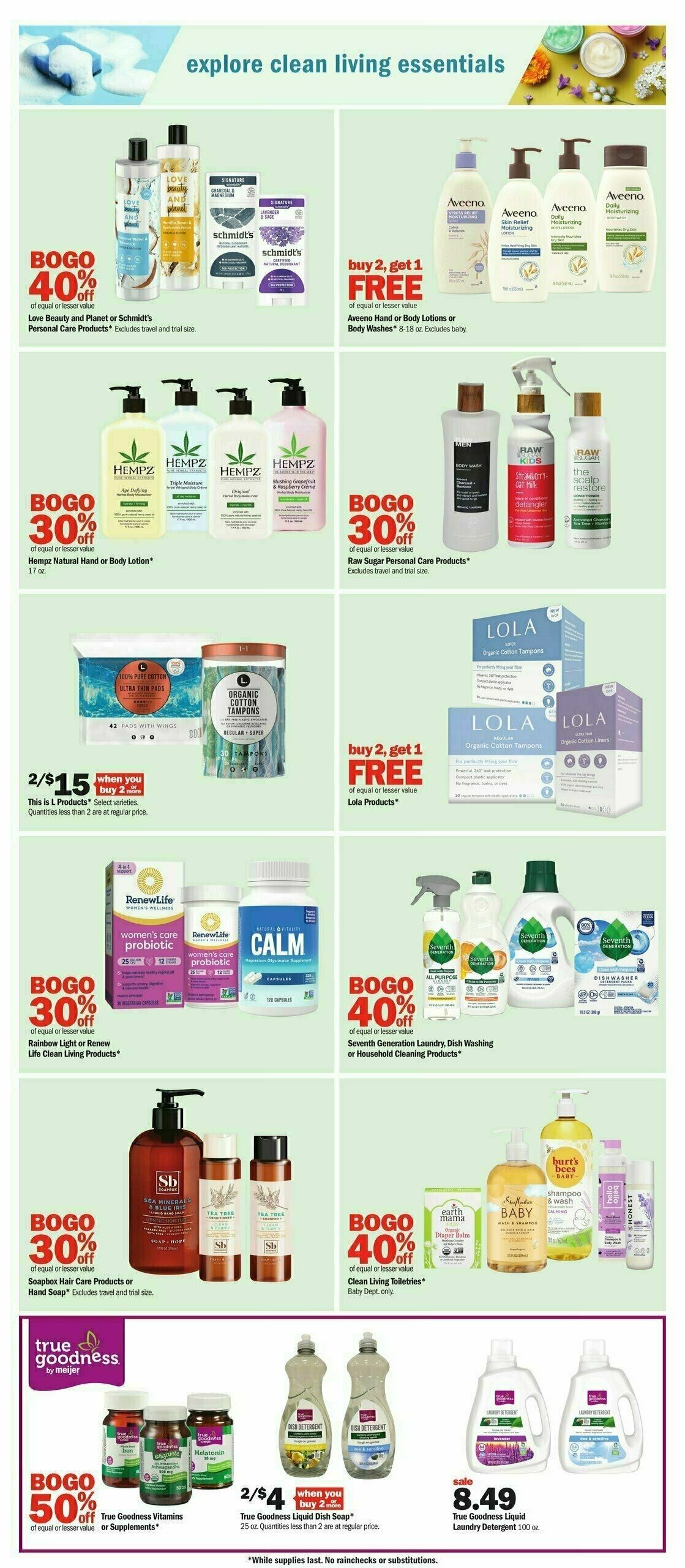 Meijer Weekly Ad from September 3