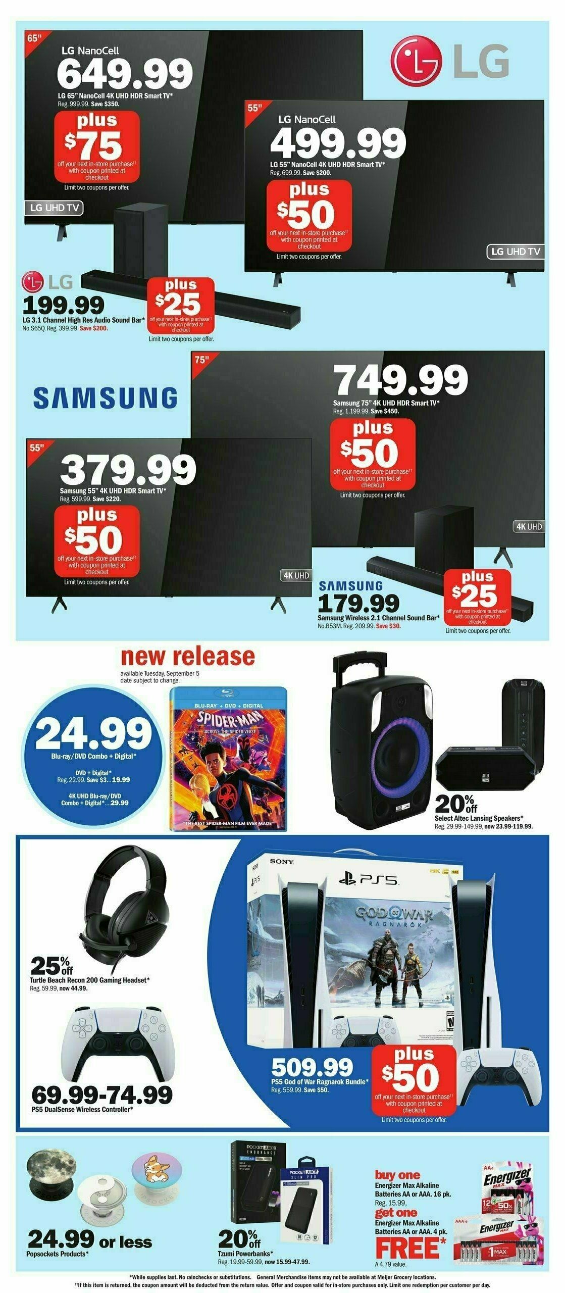 Meijer Weekly Ad from September 3