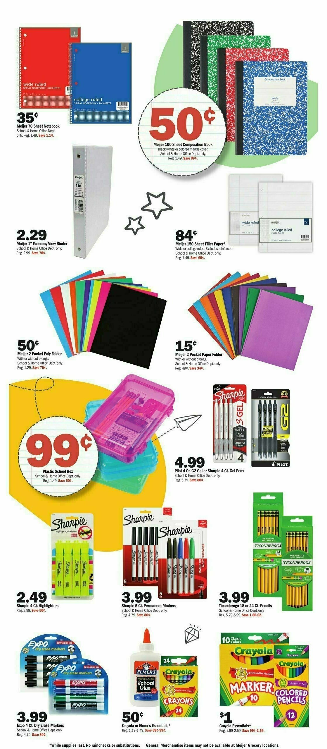 Meijer Weekly Ad from September 3