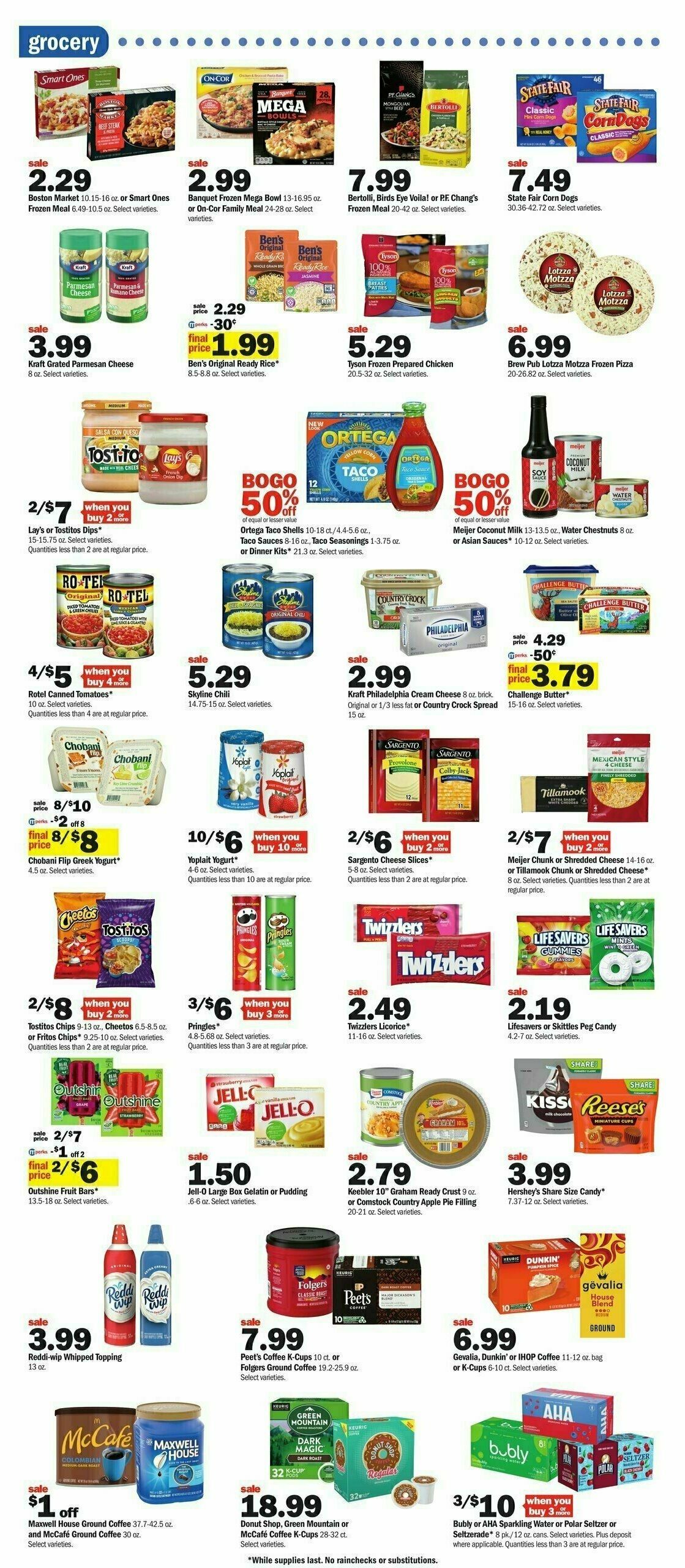 Meijer Weekly Ad from September 3