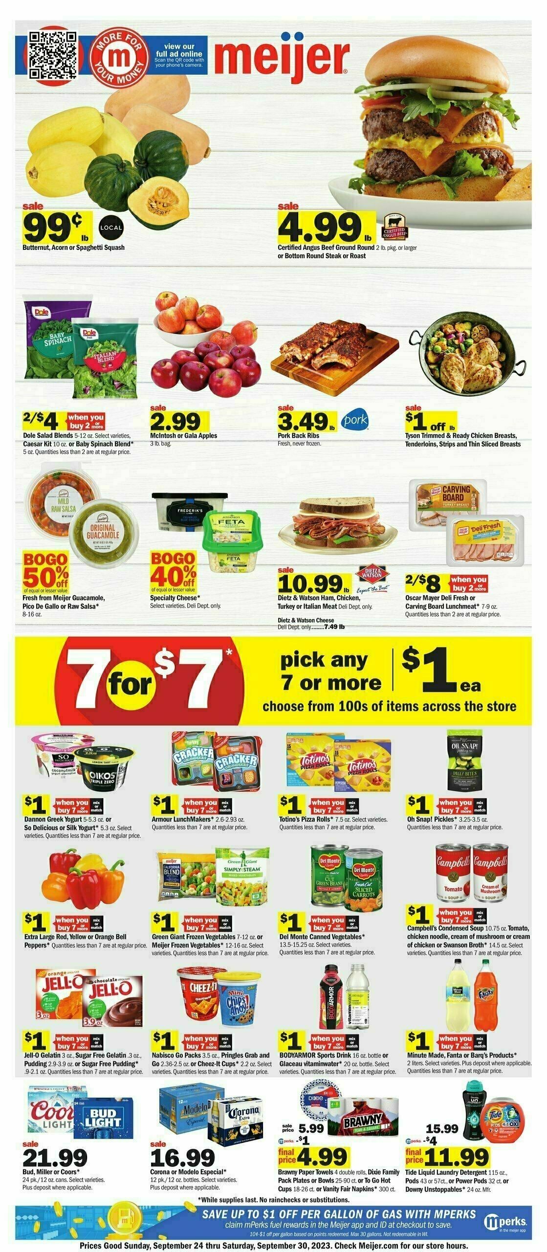 Meijer Weekly Ad from September 24