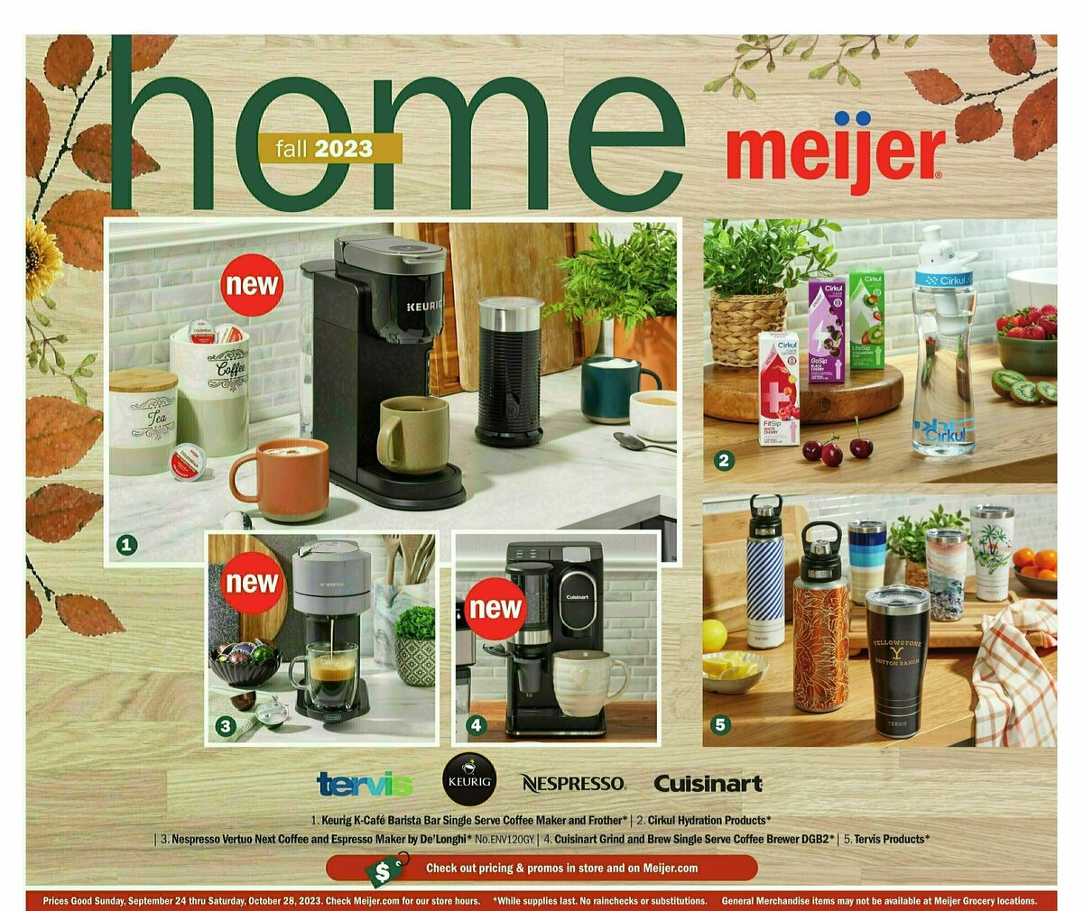 Meijer Home Weekly Ad from September 24