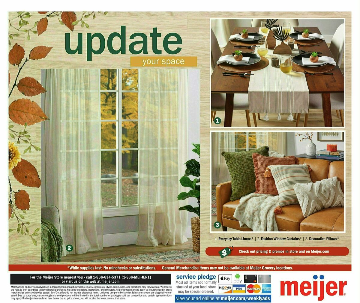 Meijer Home Weekly Ad from September 24