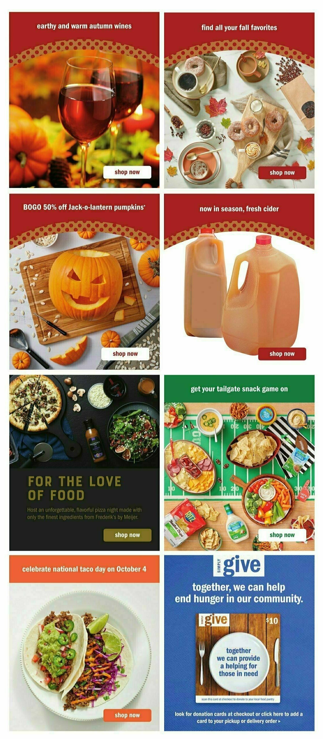 Meijer Weekly Ad from October 1