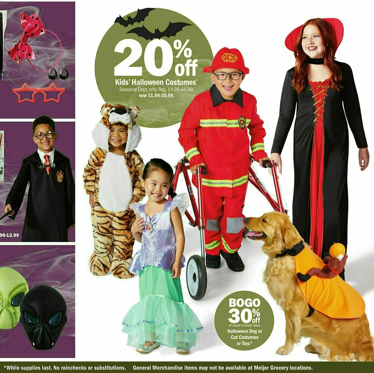 Meijer Halloween Weekly Ad from October 1