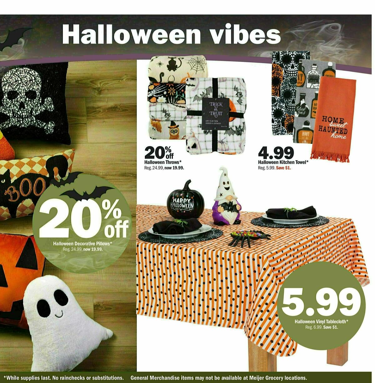 Meijer Halloween Weekly Ad from October 1