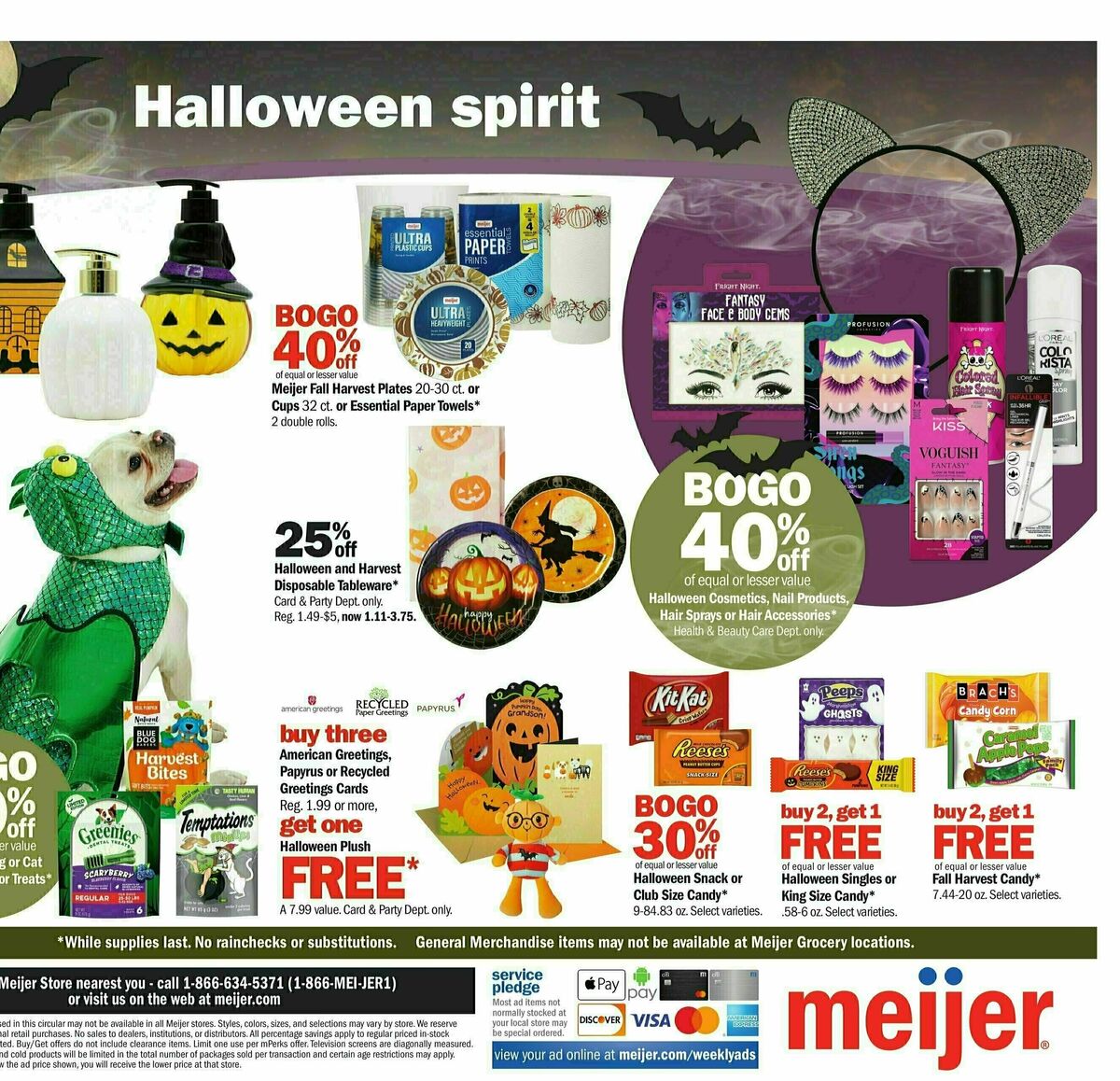 Meijer Halloween Weekly Ad from October 1