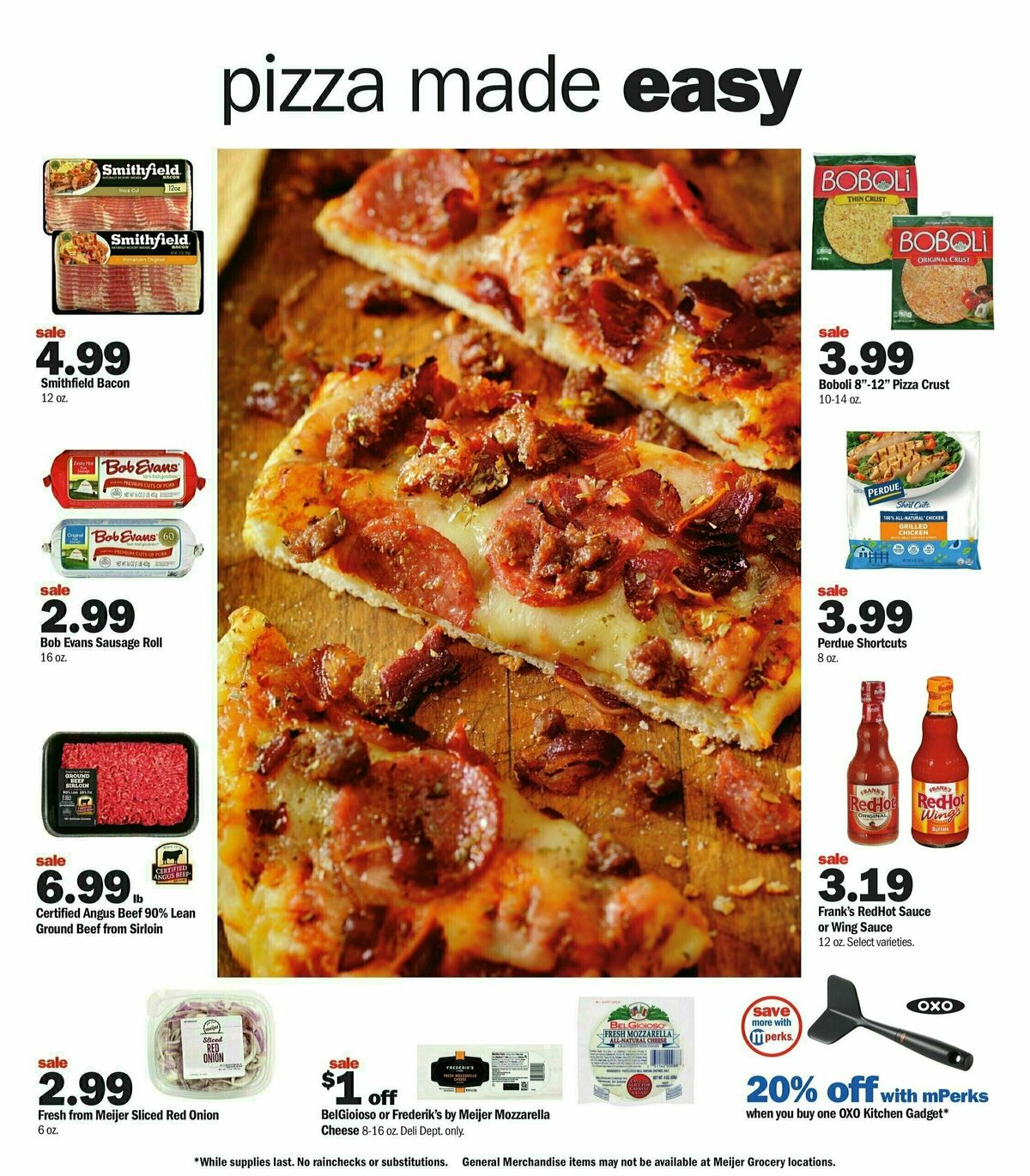 Meijer Pizza Ad Weekly Ad from October 8
