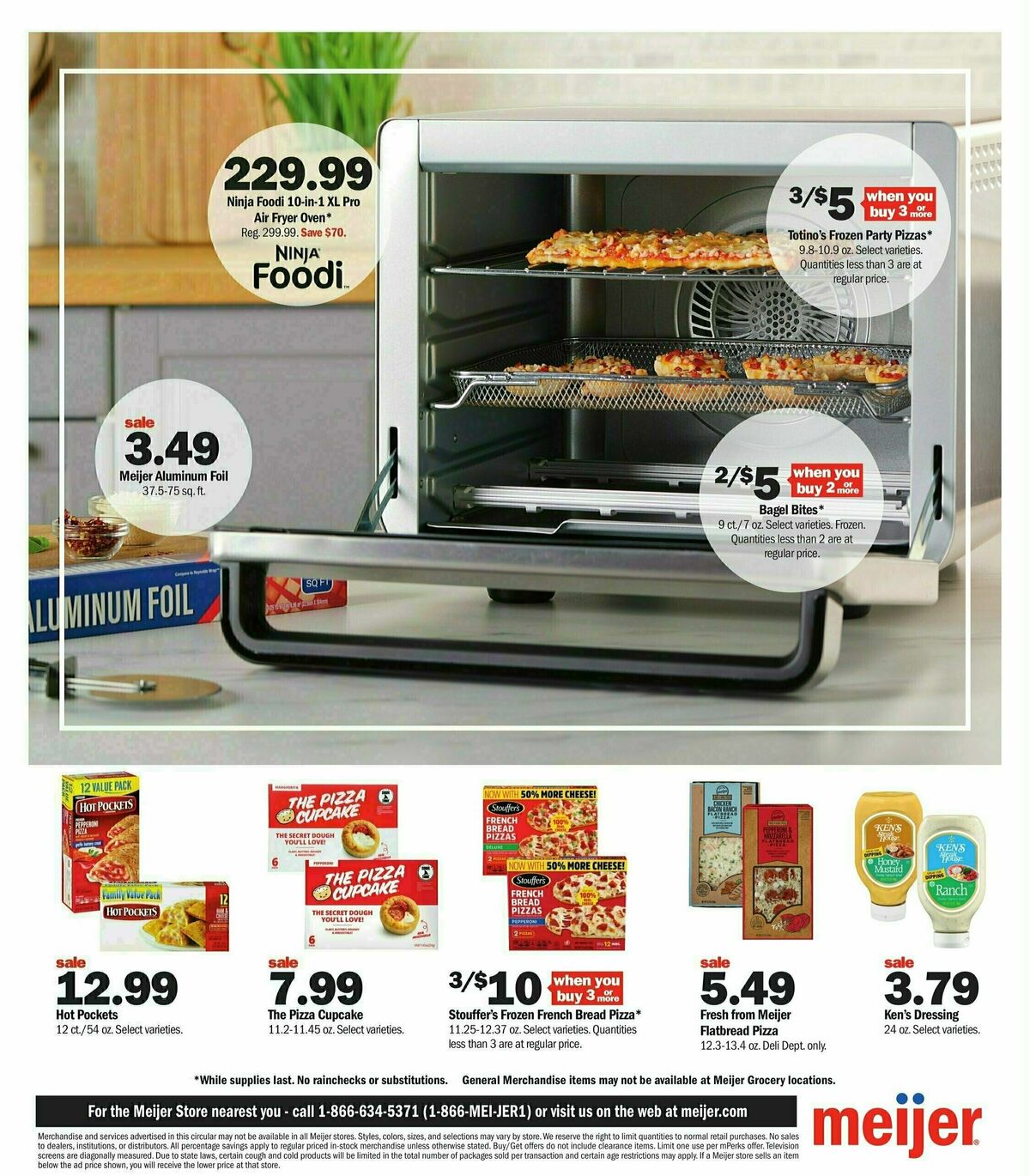 Meijer Pizza Ad Weekly Ad from October 8