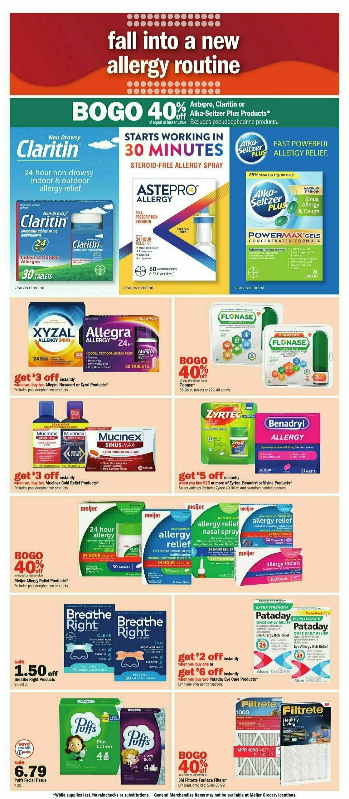 Meijer Weekly Ad from October 15