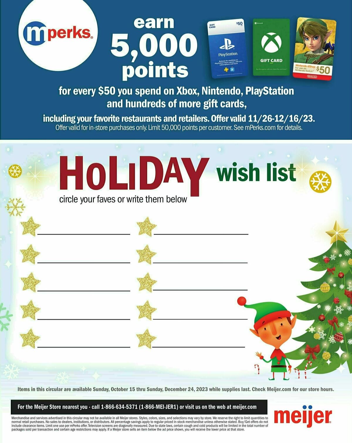 Meijer Toy Guide Ad Weekly Ad from October 15