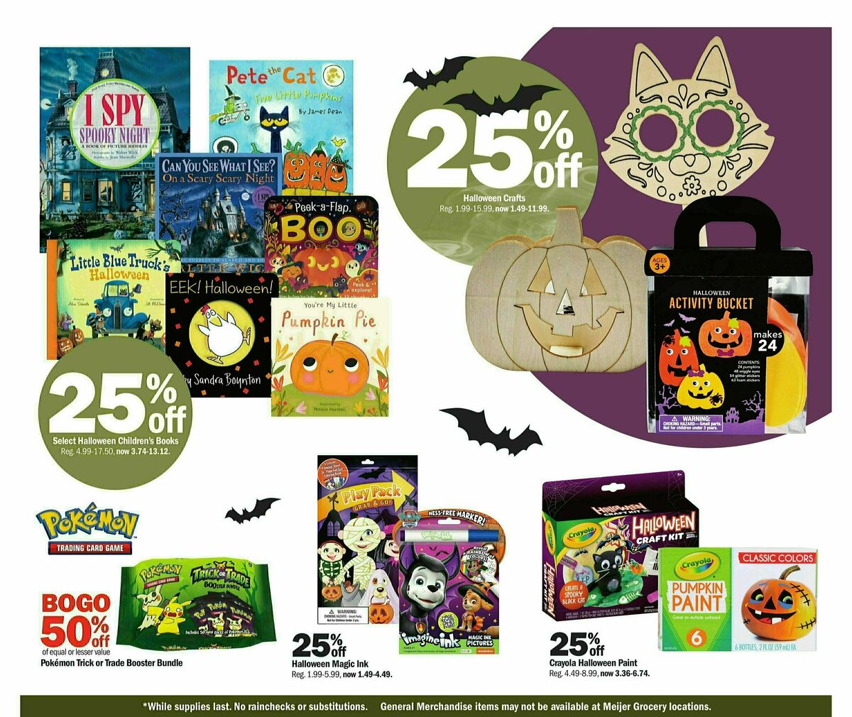 Meijer Halloween Ad Weekly Ad from October 22