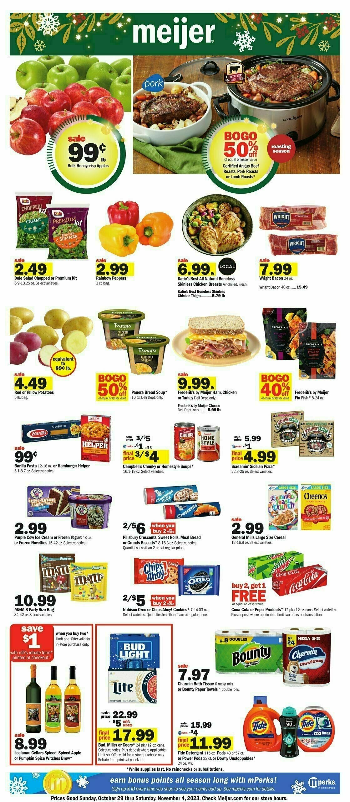 Meijer Weekly Ad from October 29