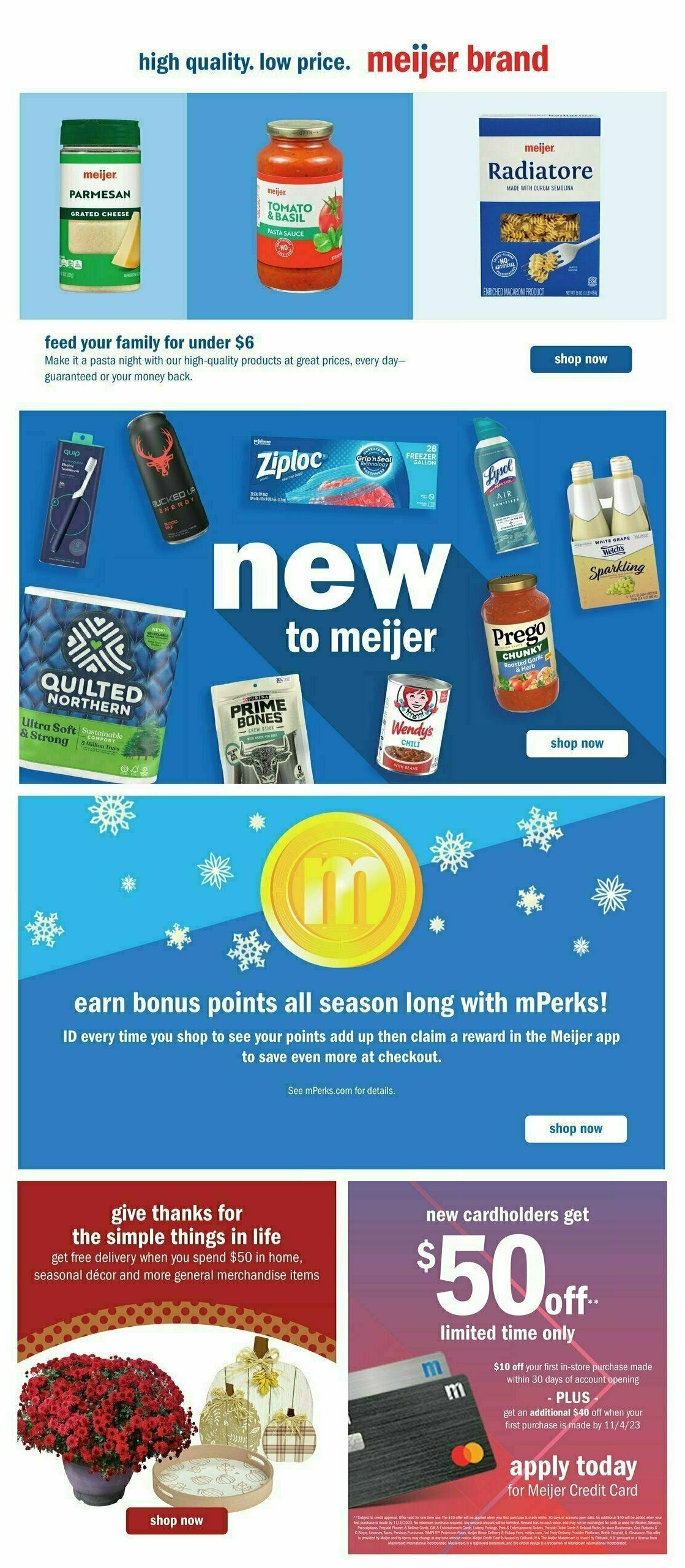 Meijer Weekly Ad from October 29