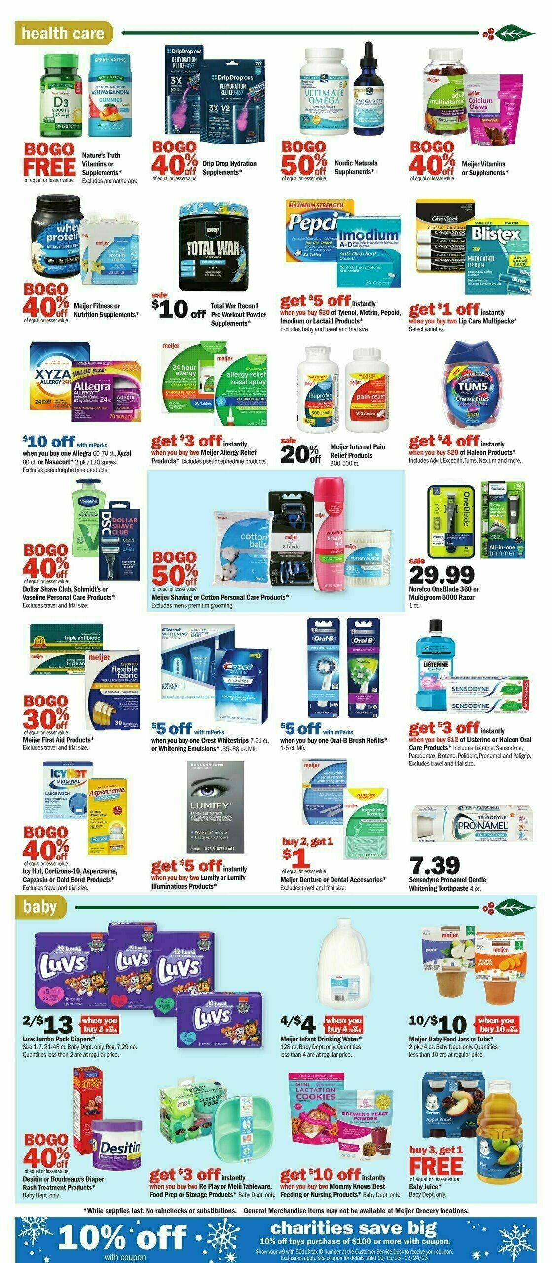 Meijer Weekly Ad from October 29