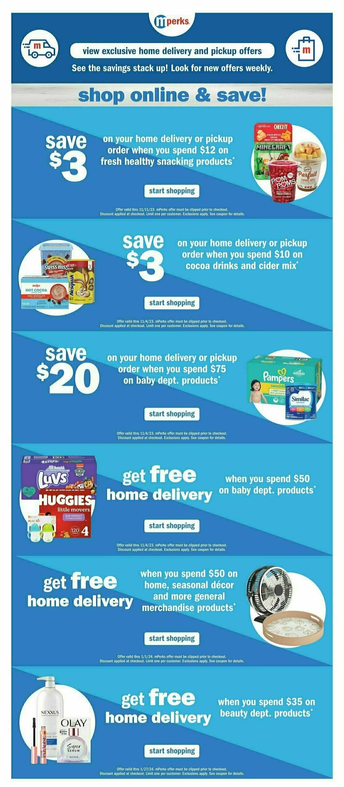 Meijer Weekly Ad from October 29