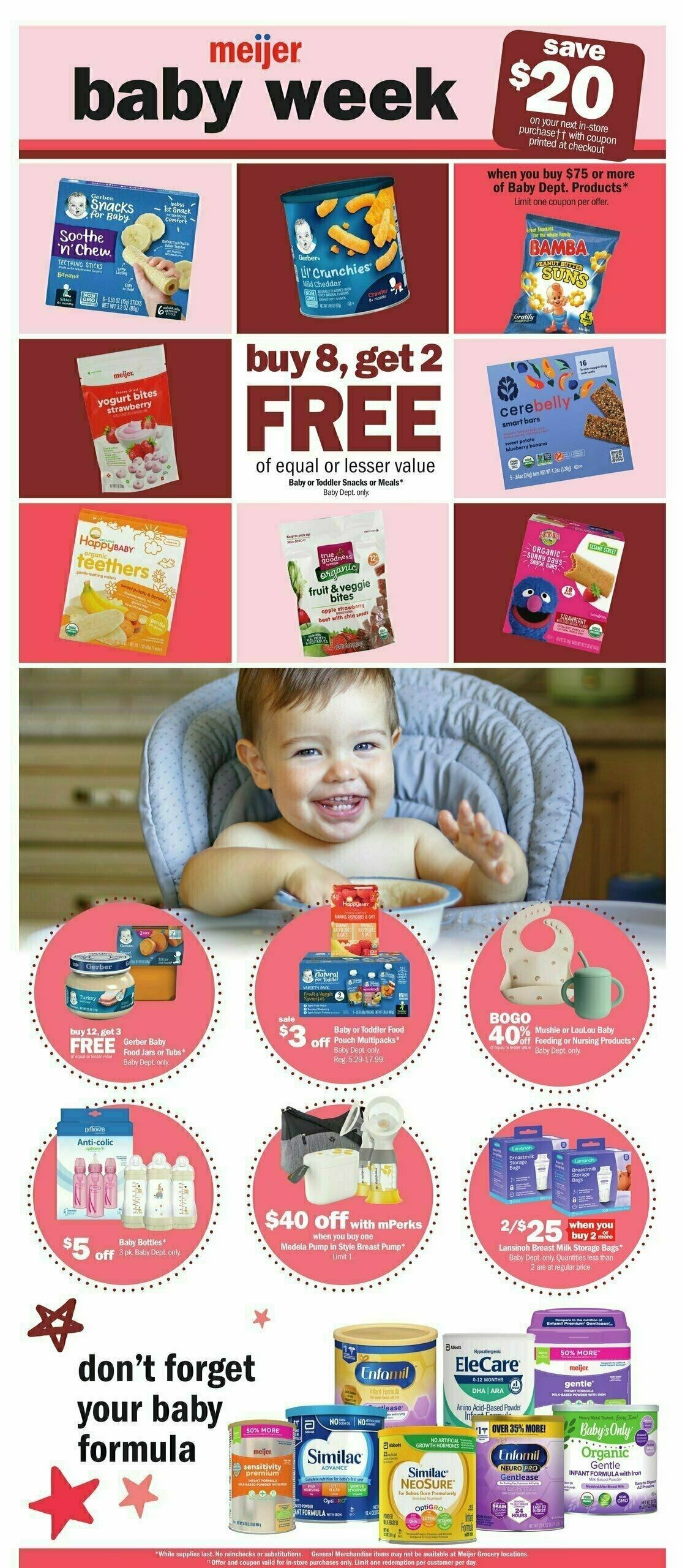 Meijer Baby Weekly Ad from October 29