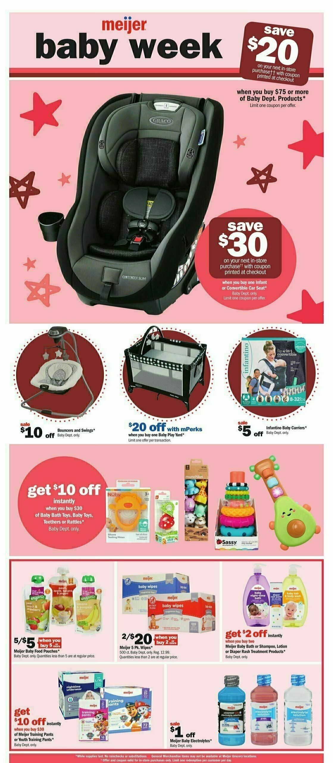 Meijer Baby Weekly Ad from October 29