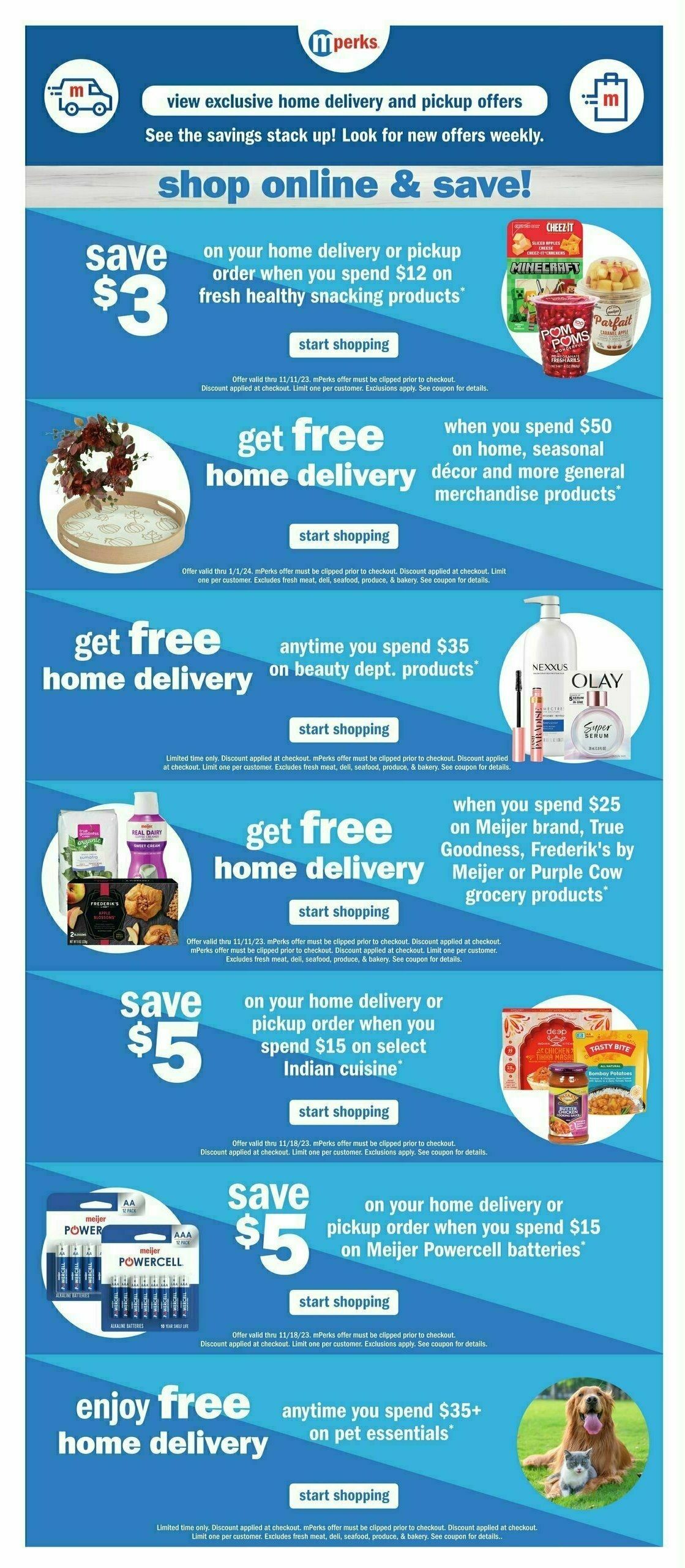 Meijer Weekly Ad from November 5