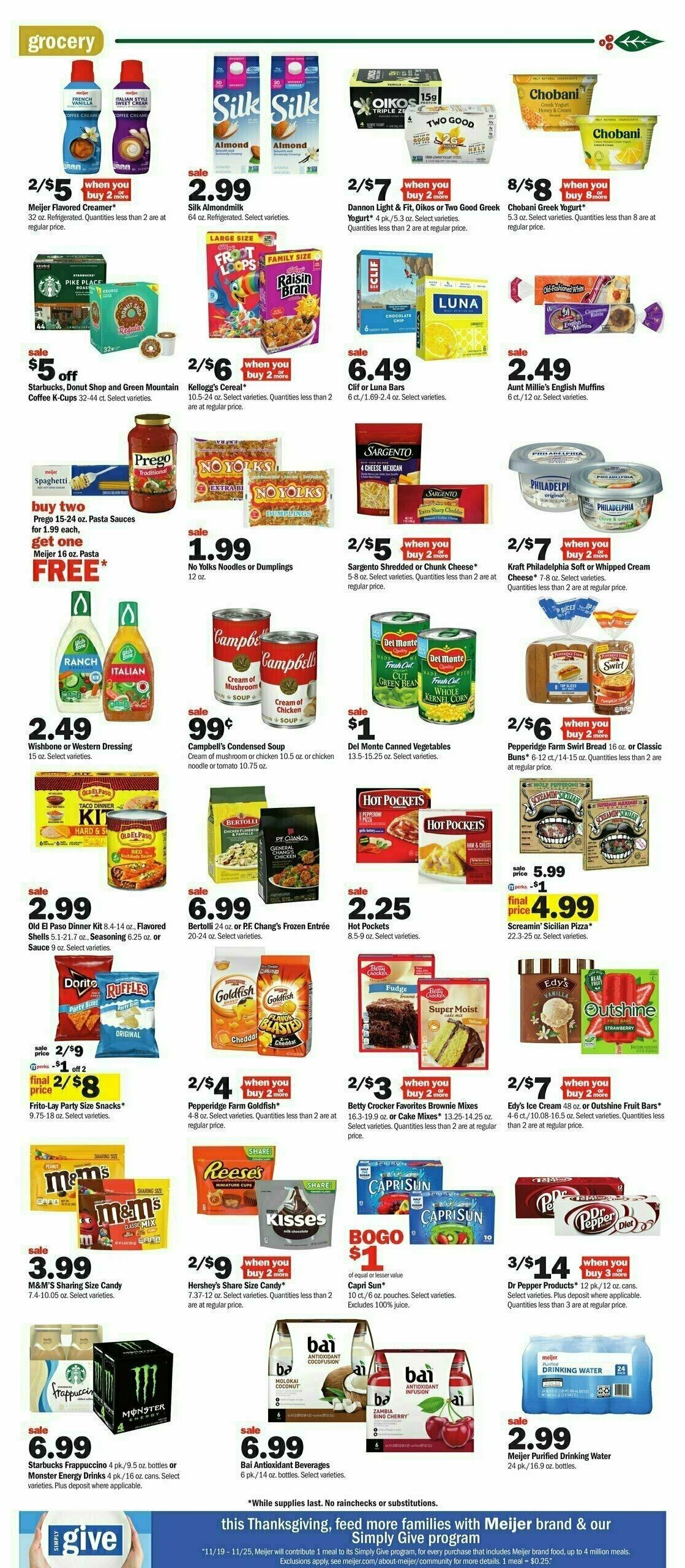 Meijer Weekly Ad from November 5