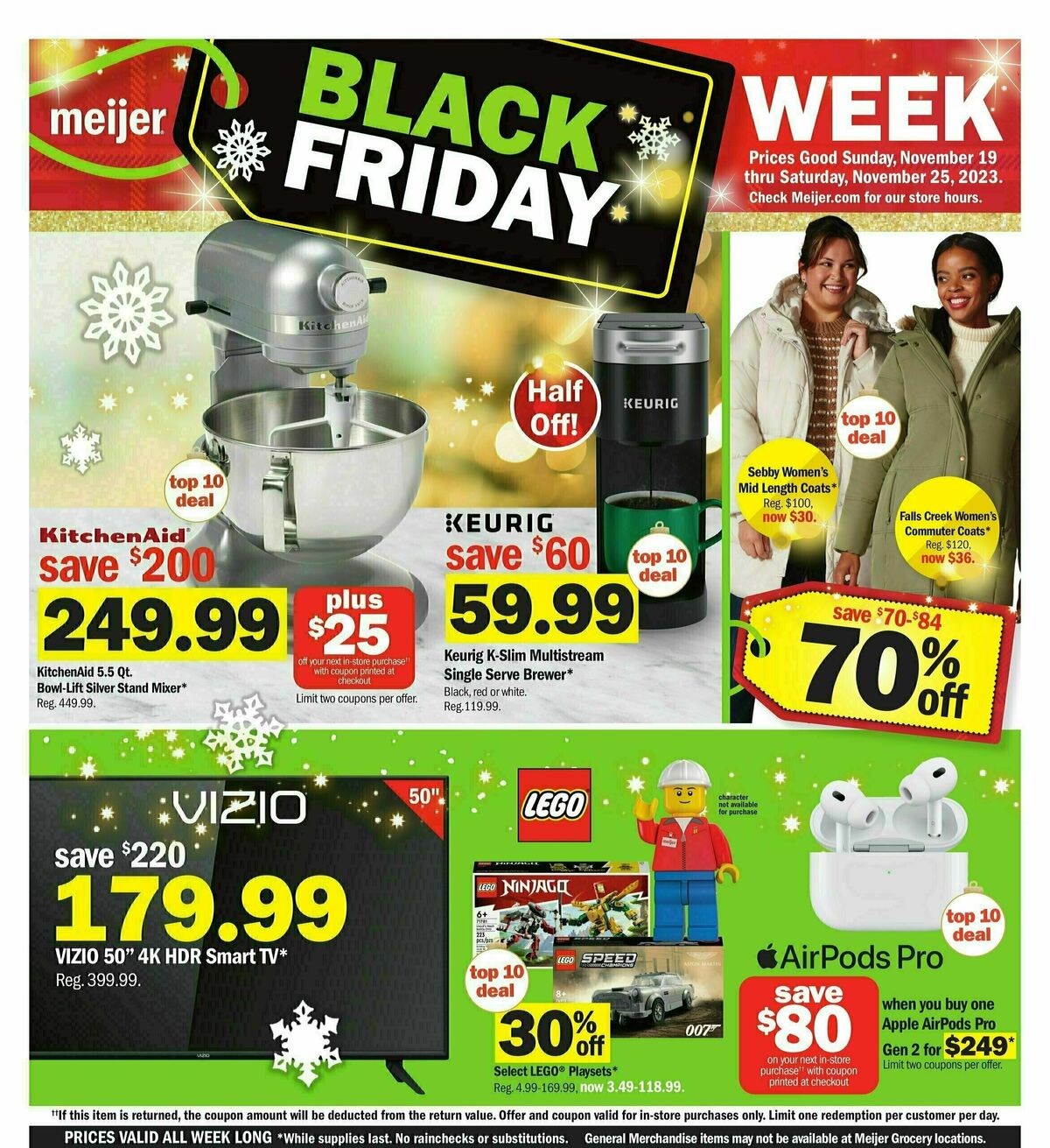 Meijer Black Friday Weeklong Ad Weekly Ad from November 19