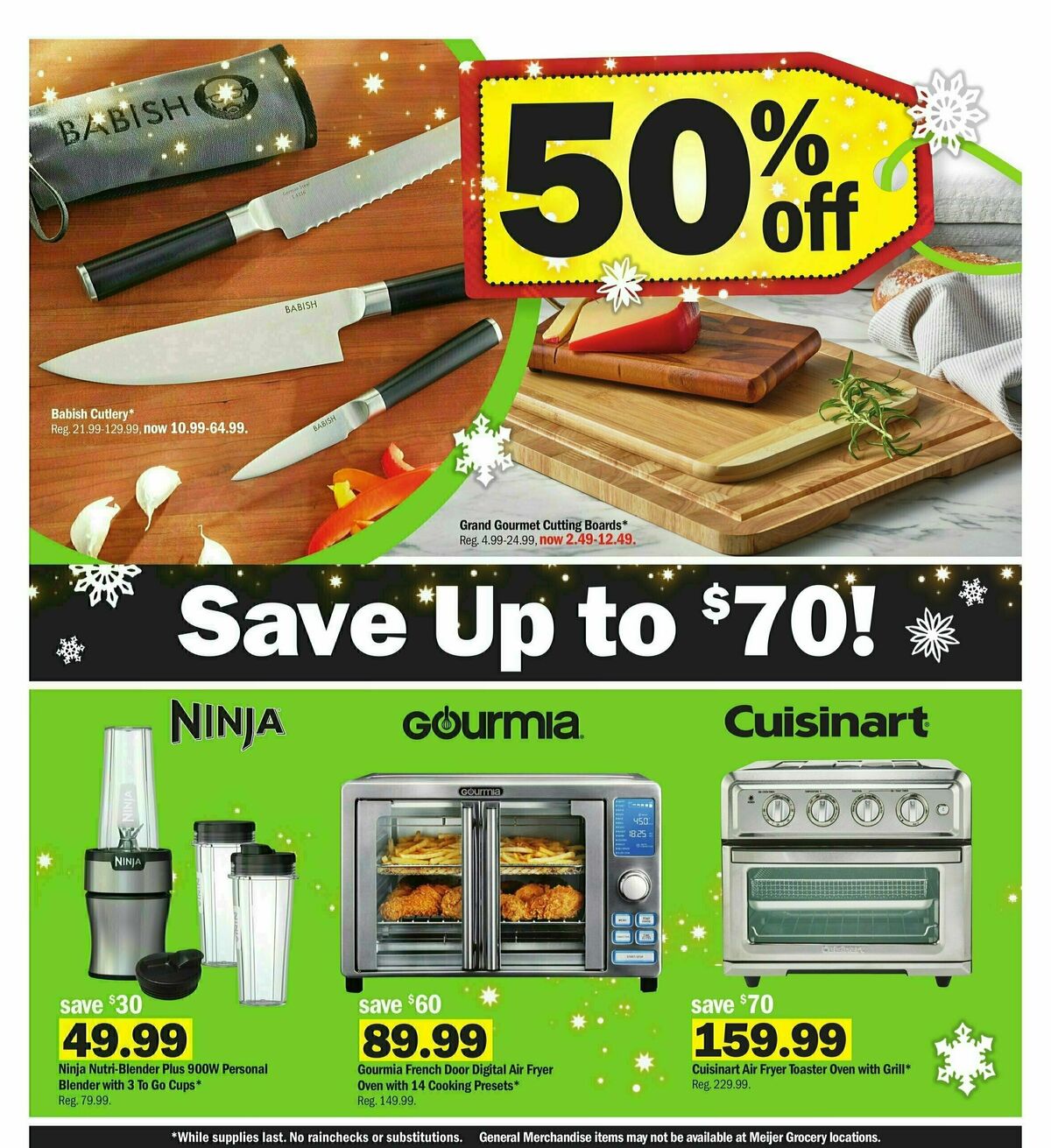 Meijer Black Friday 3-Day Sale Weekly Ad from November 23