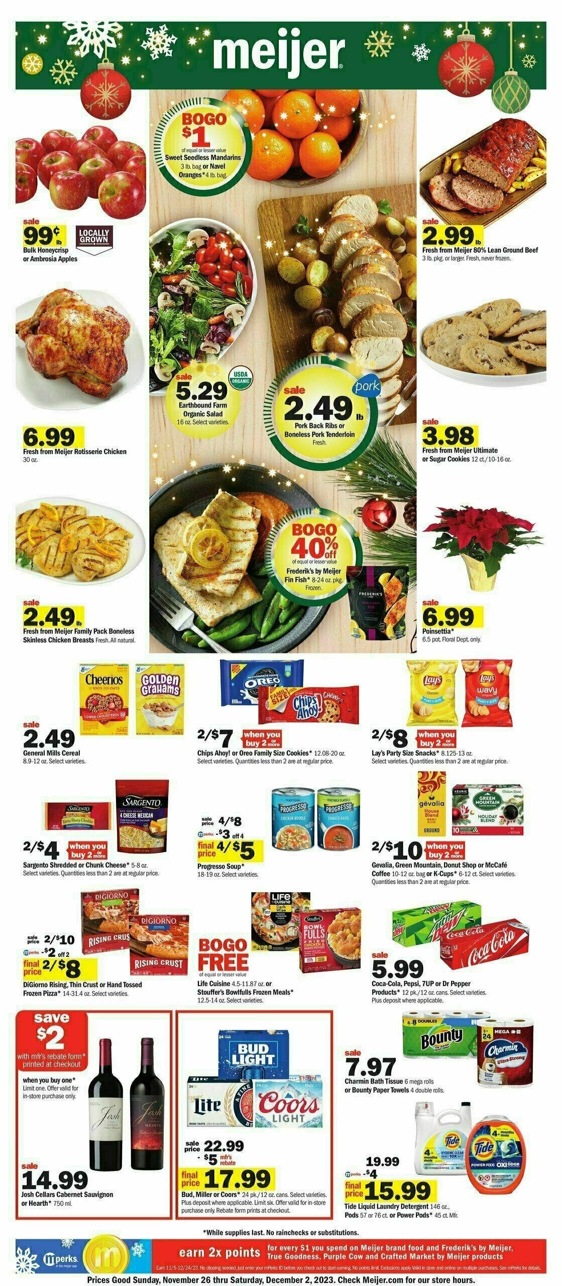 Meijer Weekly Ad from November 26