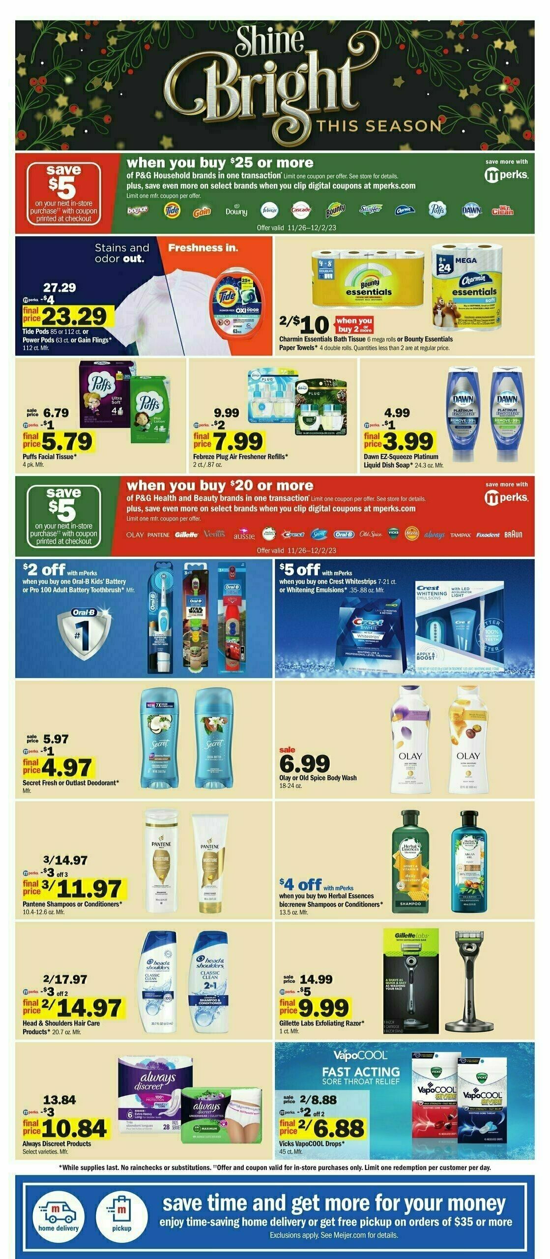 Meijer Weekly Ad from November 26