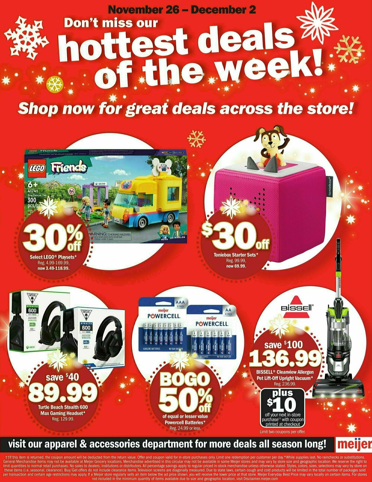 Meijer Hot Deals Ad Weekly Ad from November 26