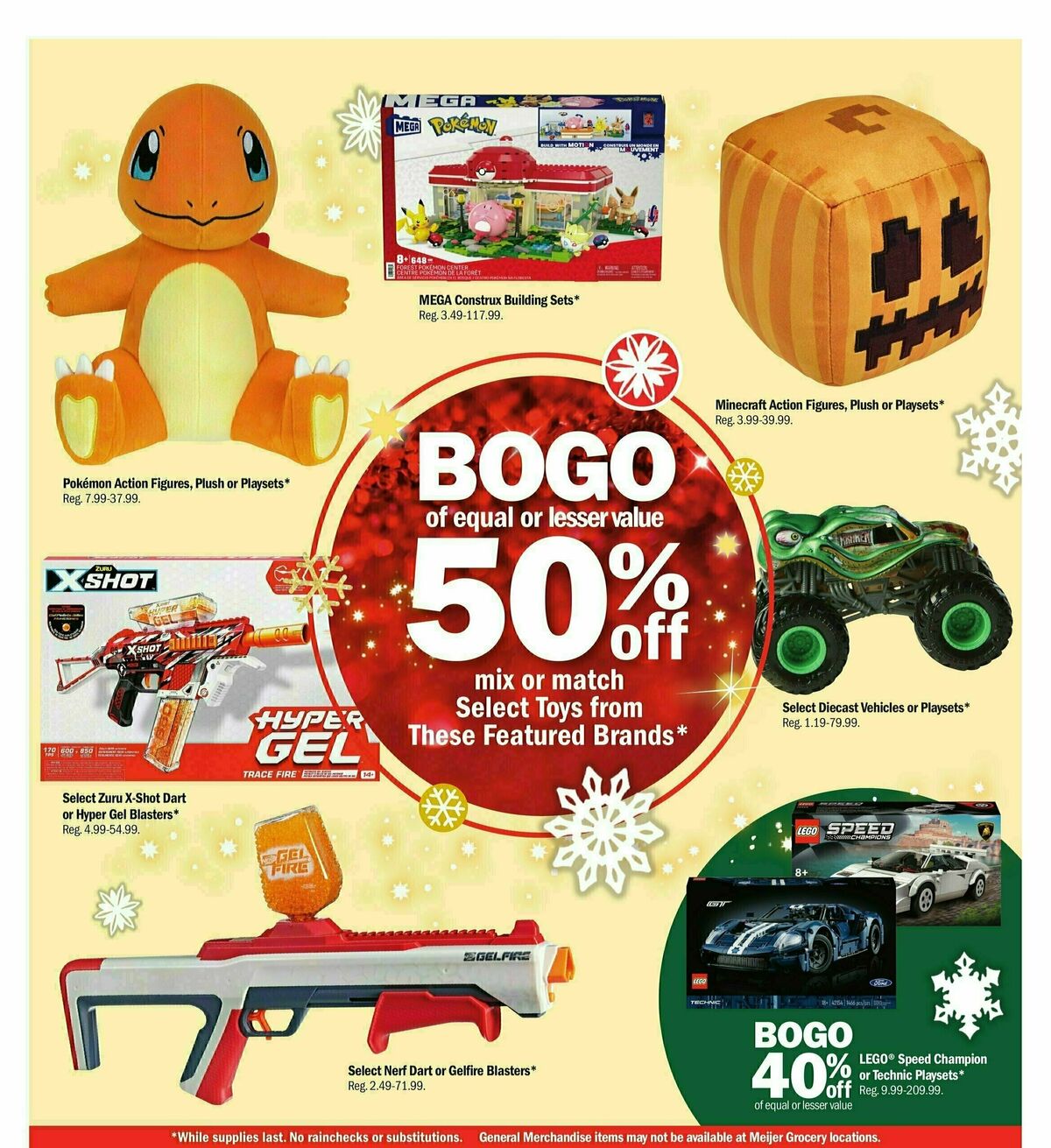 Meijer Holiday Ad Weekly Ad from December 3