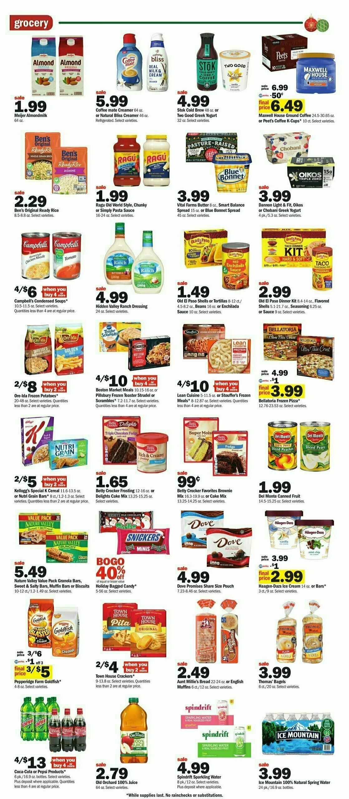 Meijer Weekly Ad from December 3