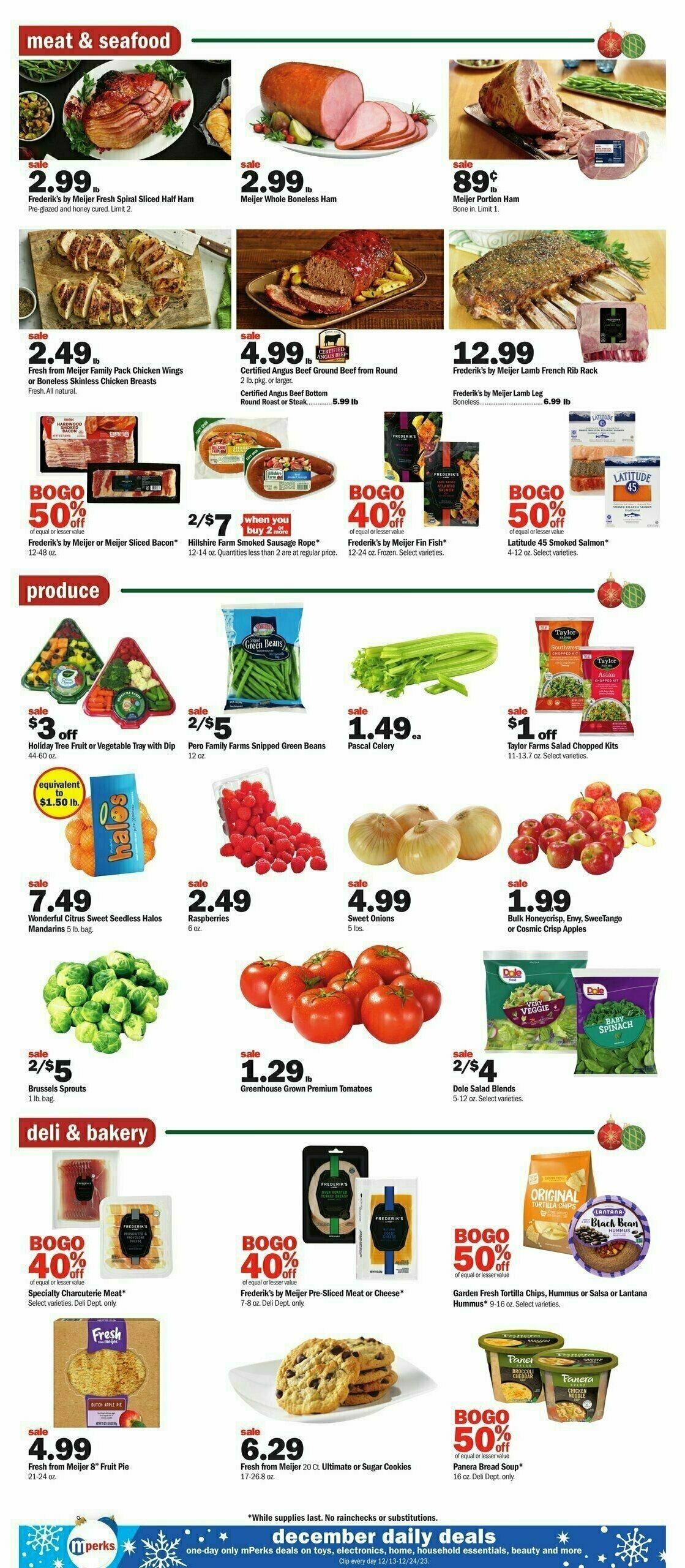 Meijer Weekly Ad from December 10