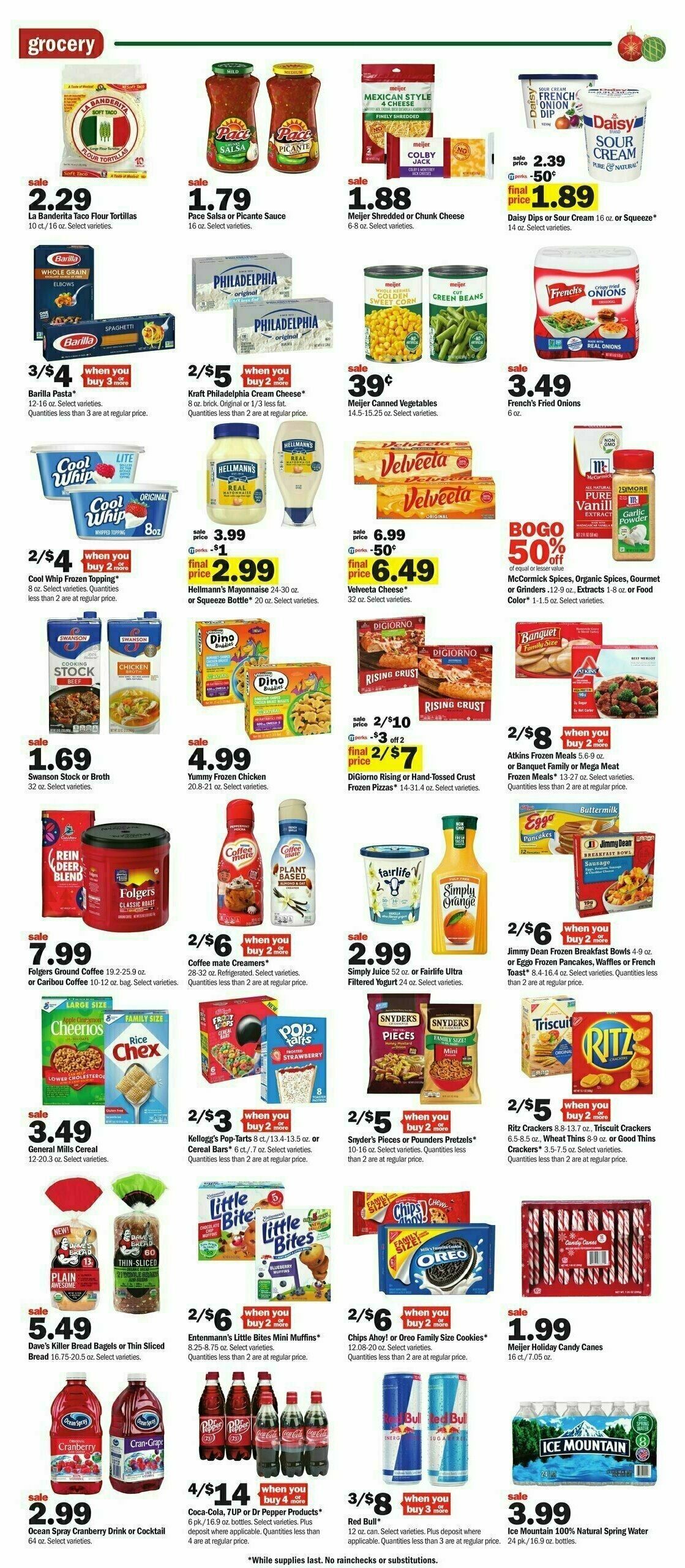 Meijer Weekly Ad from December 10