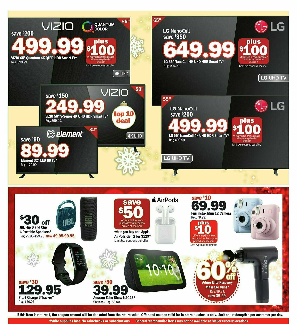 Meijer Holiday Ad Weekly Ad from December 17