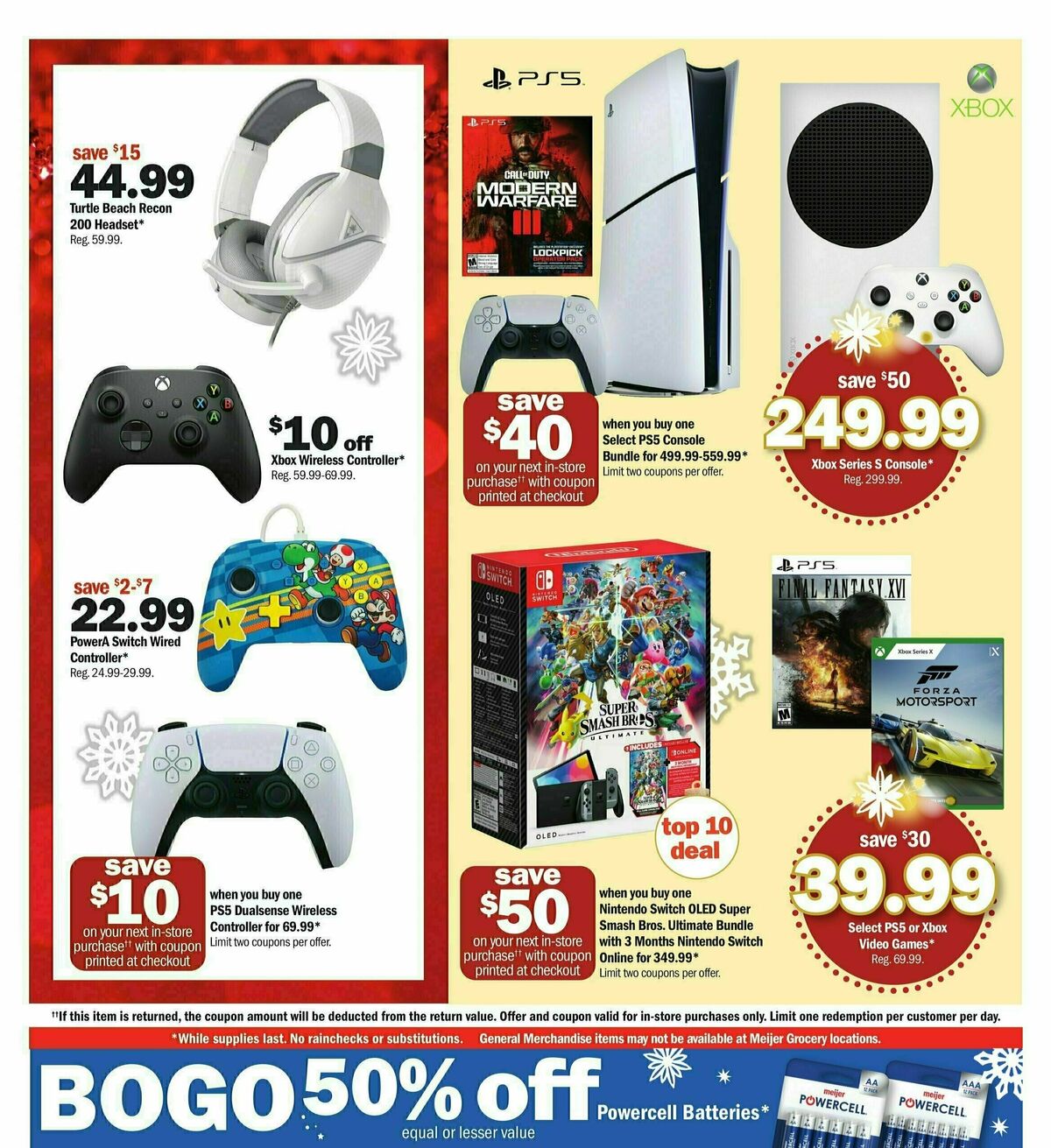 Meijer Holiday Ad Weekly Ad from December 17