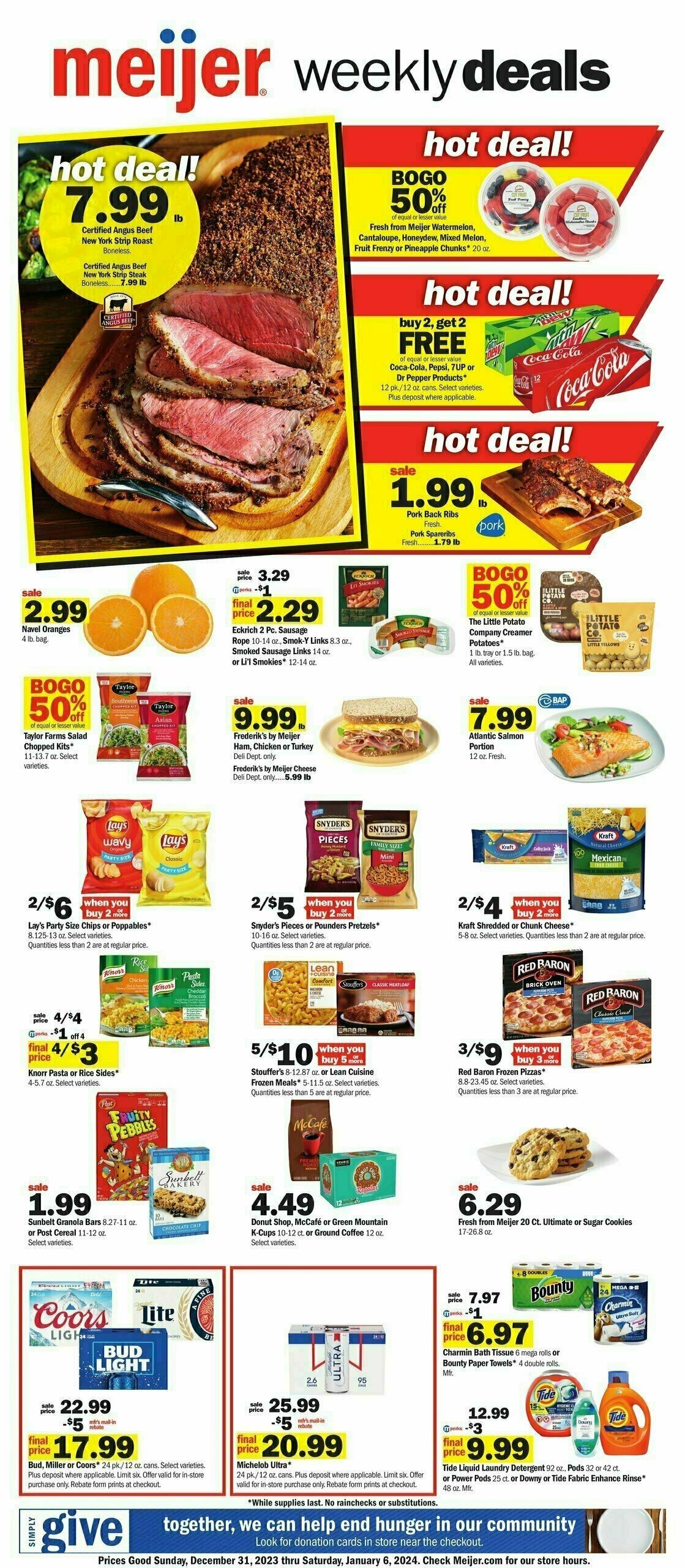 Meijer Weekly Ad from December 31
