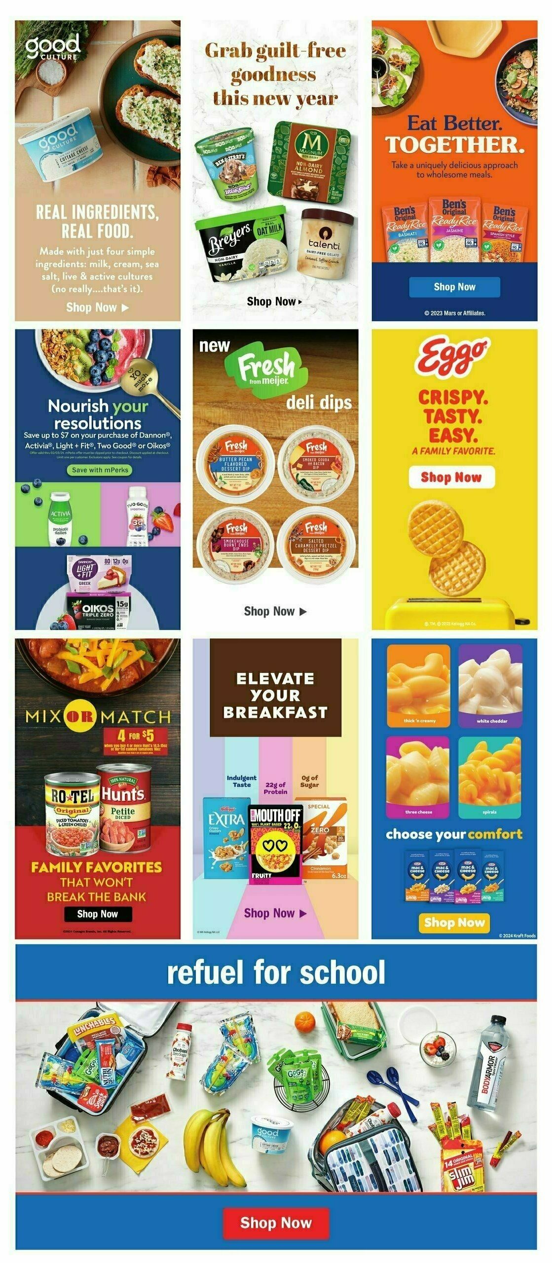 Meijer Weekly Ad from January 7