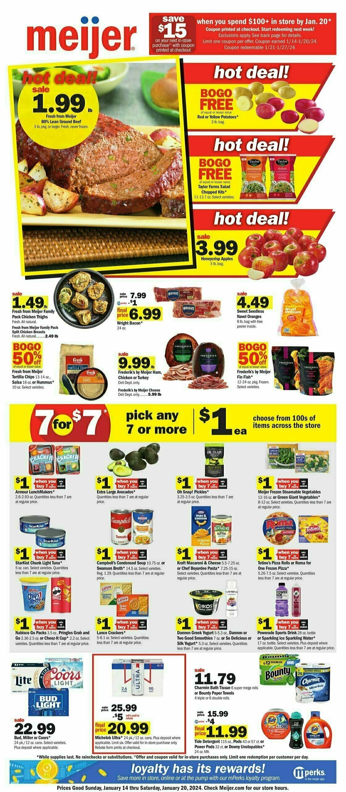 Meijer Weekly Ad from January 14