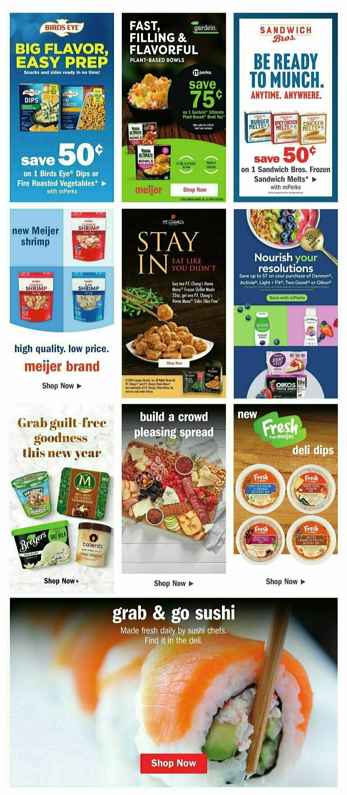Meijer Weekly Ad from January 14