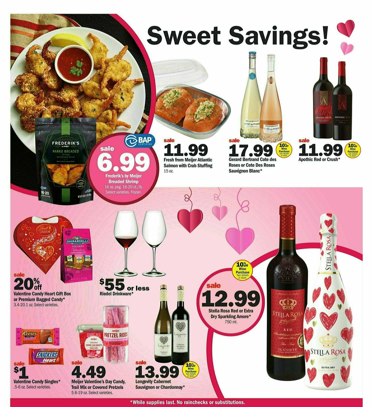 Meijer Valentine's Day Weekly Ad from January 28