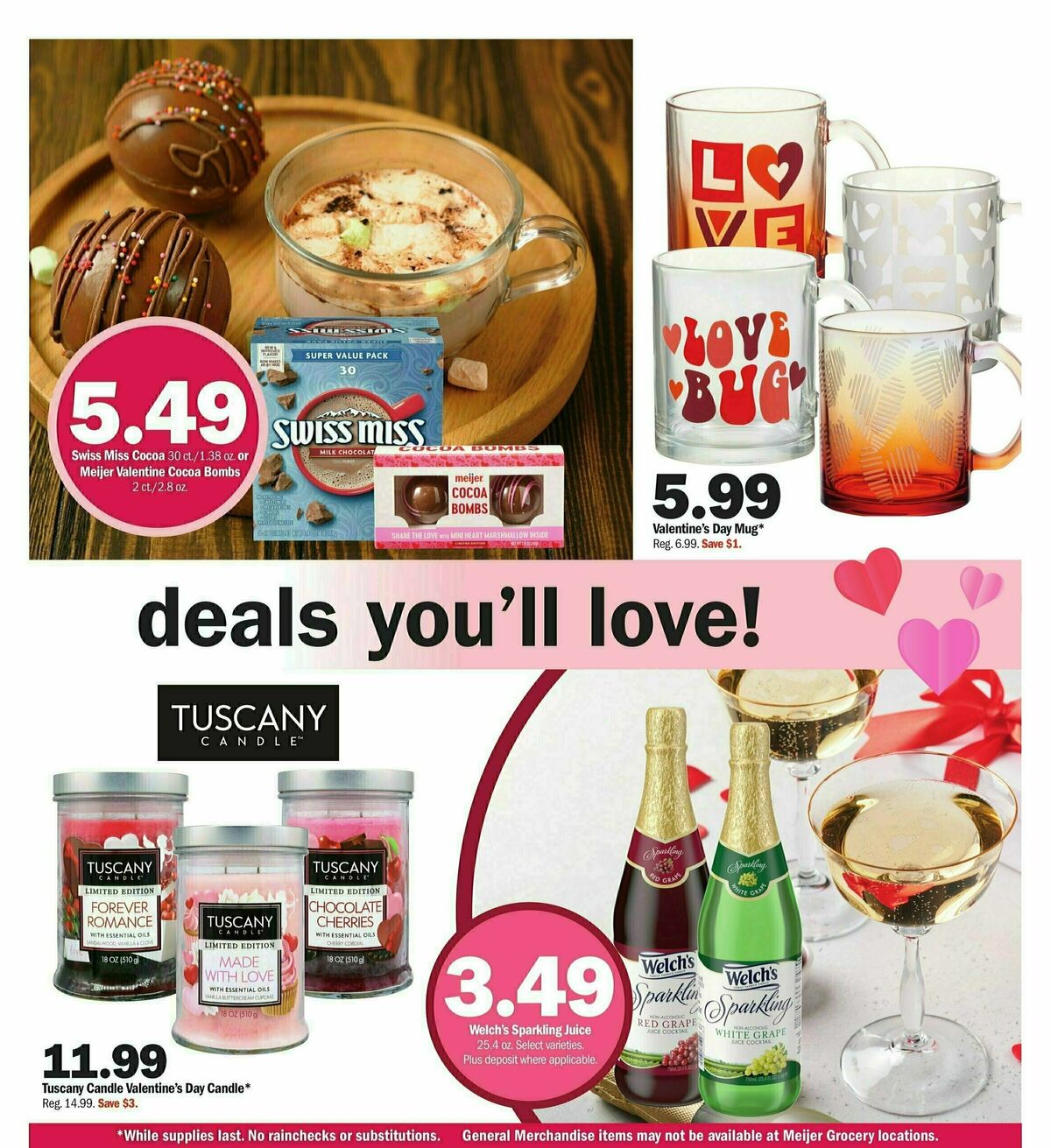 Meijer Valentine's Day Weekly Ad from January 28