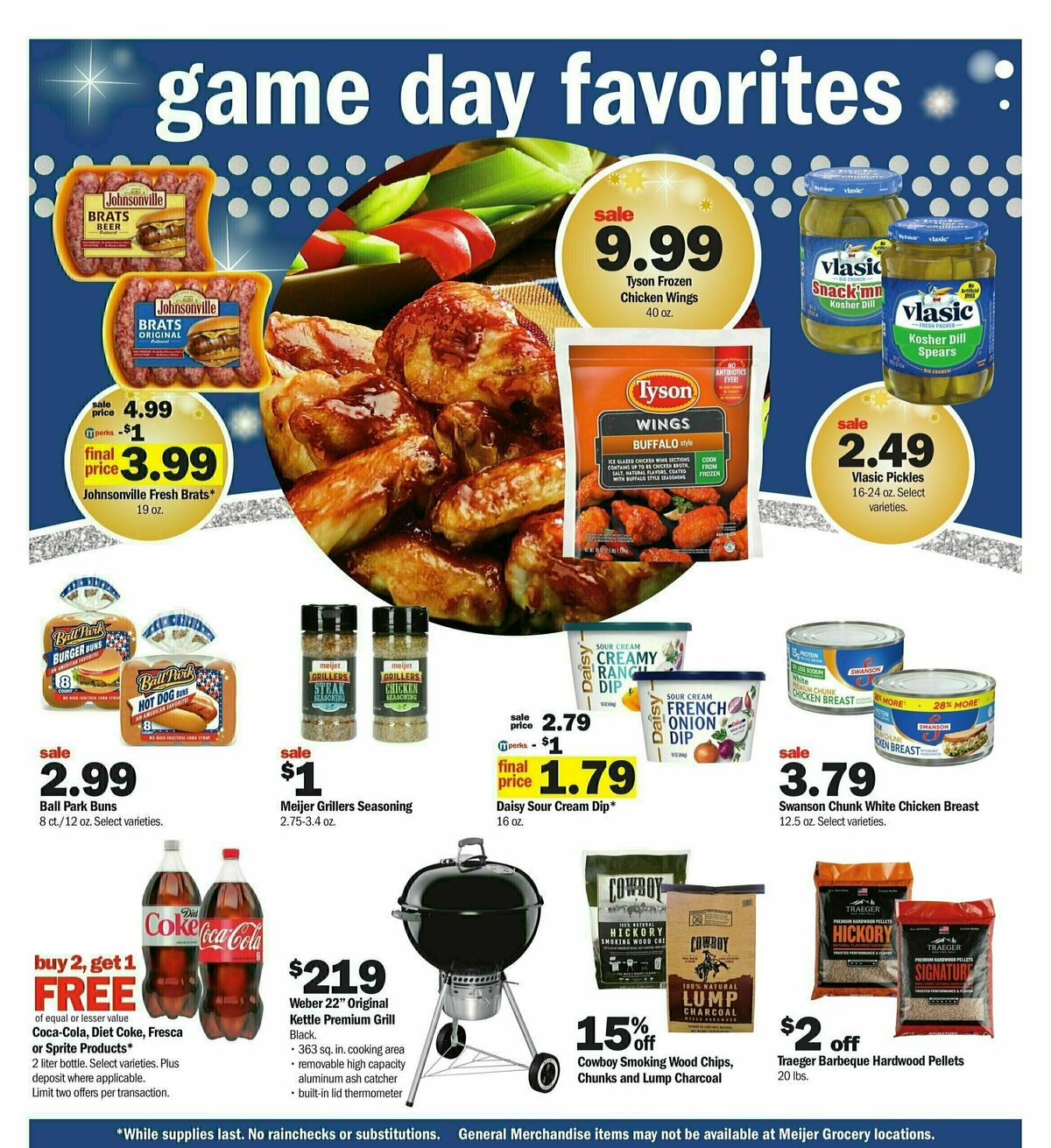 Meijer Super Bowl Weekly Ad from February 4
