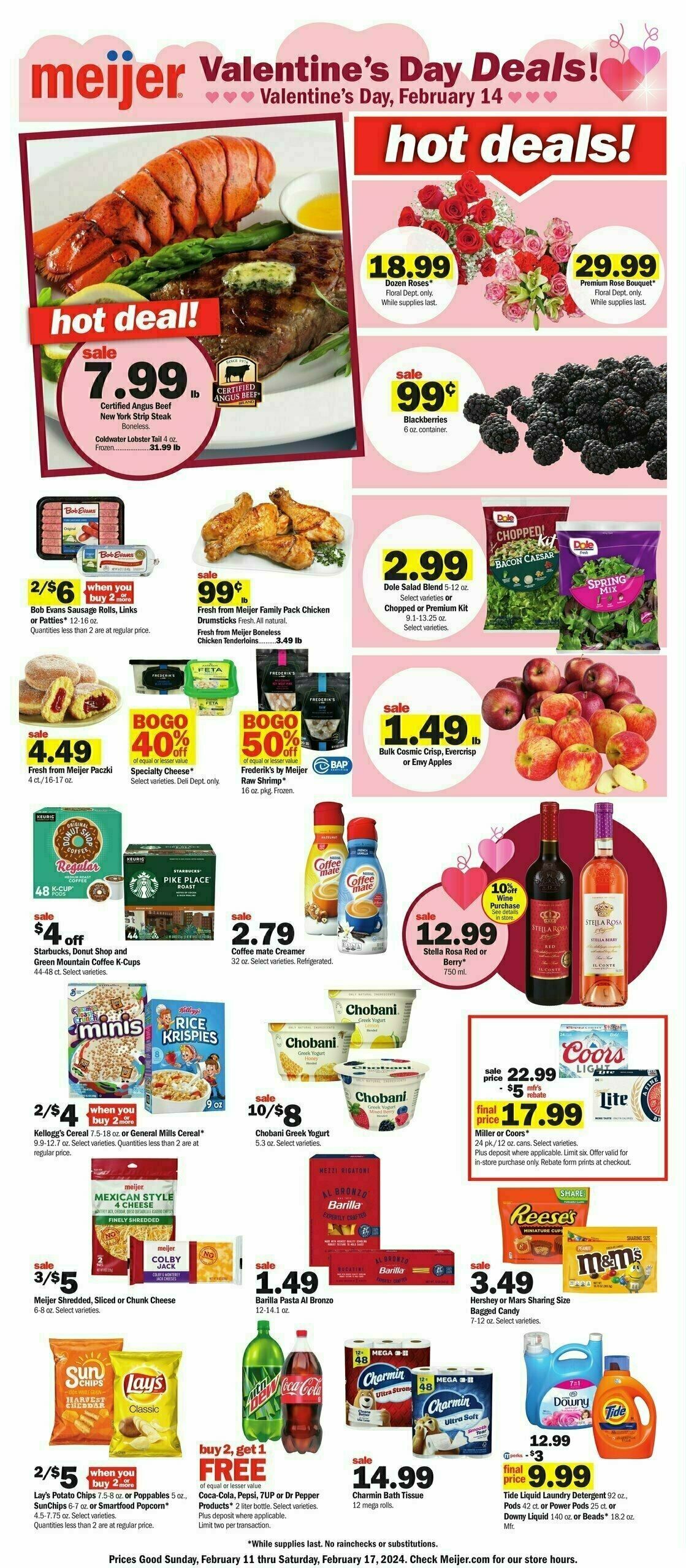 Meijer Weekly Ad from February 11