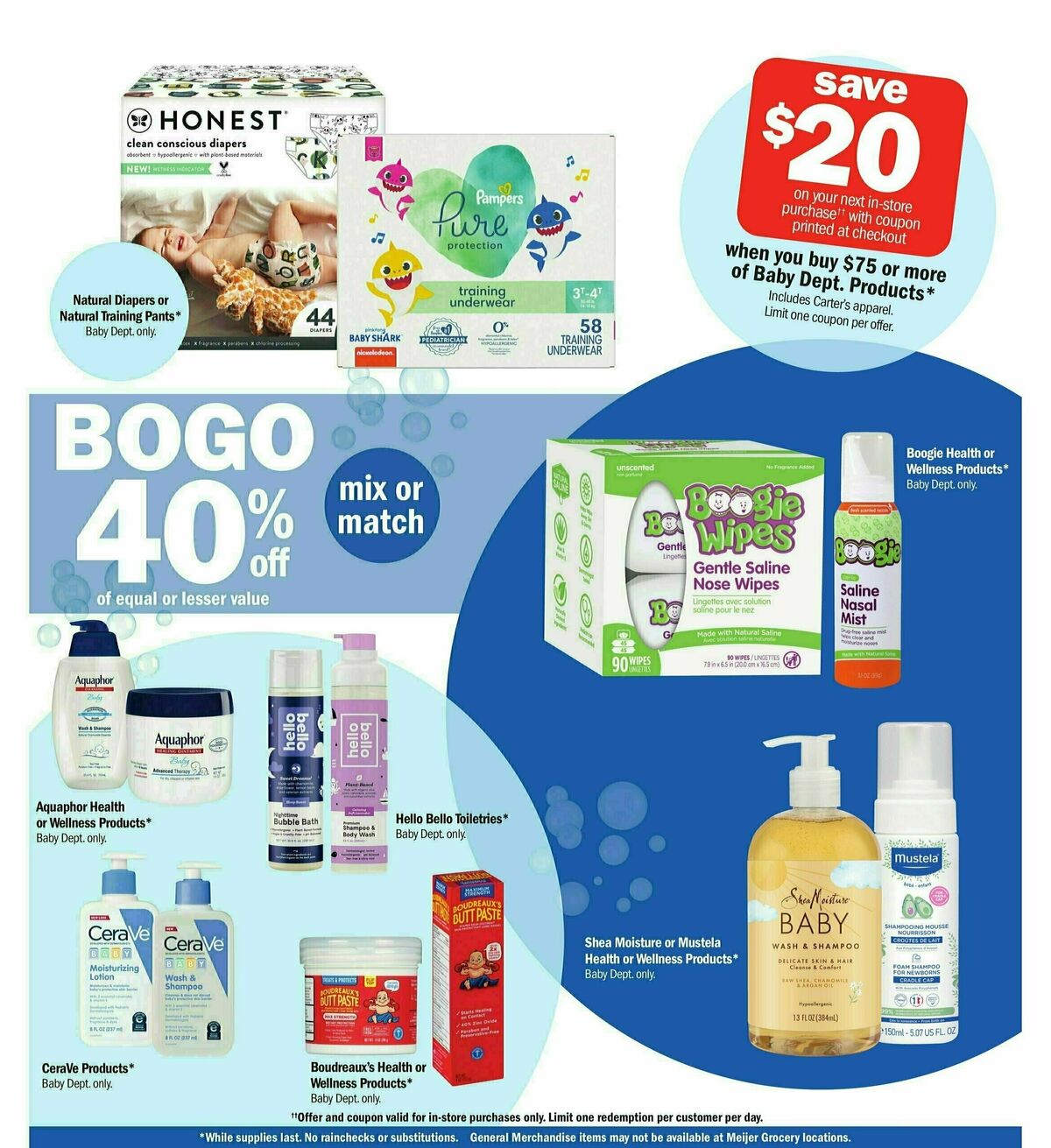Meijer Baby Ad Weekly Ad from February 11