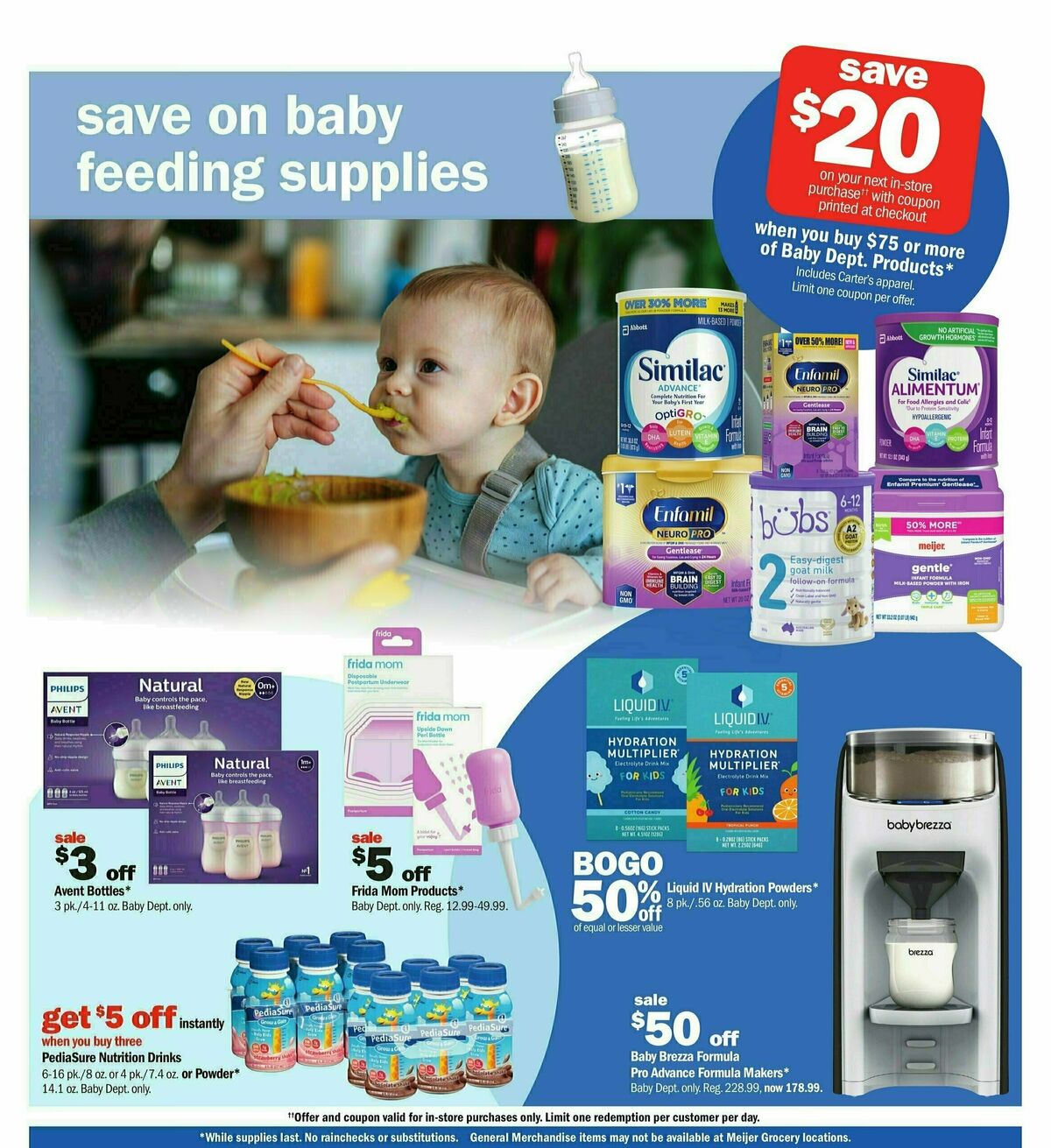 Meijer Baby Ad Weekly Ad from February 11