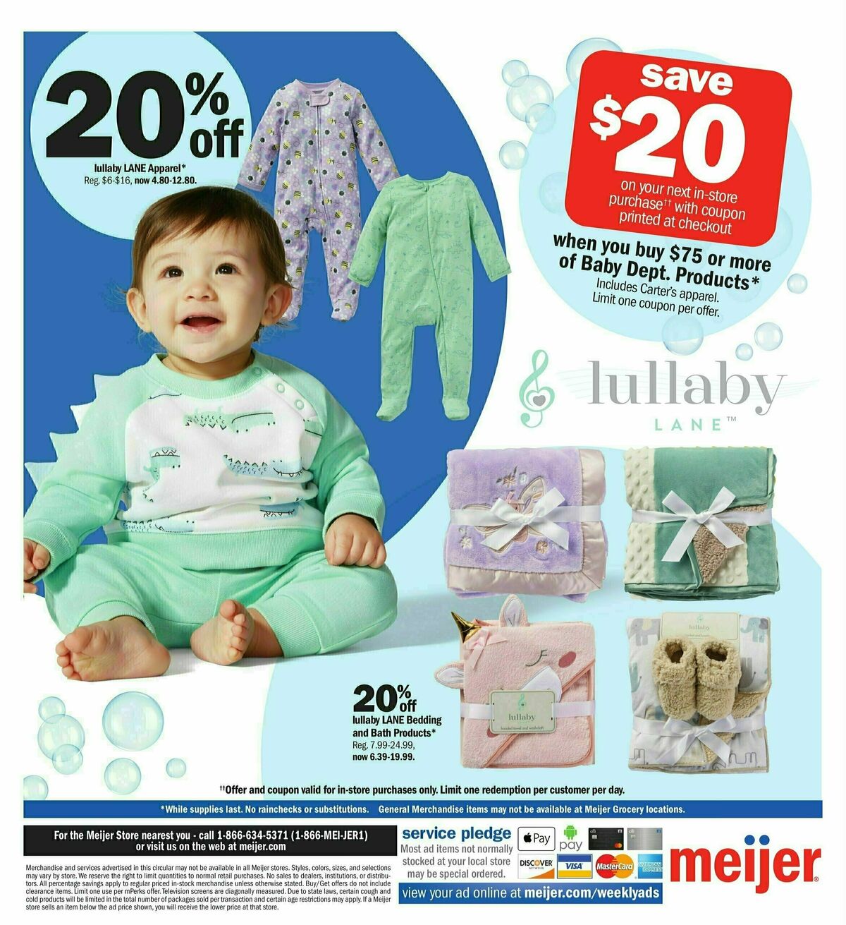Meijer Baby Ad Weekly Ad from February 11