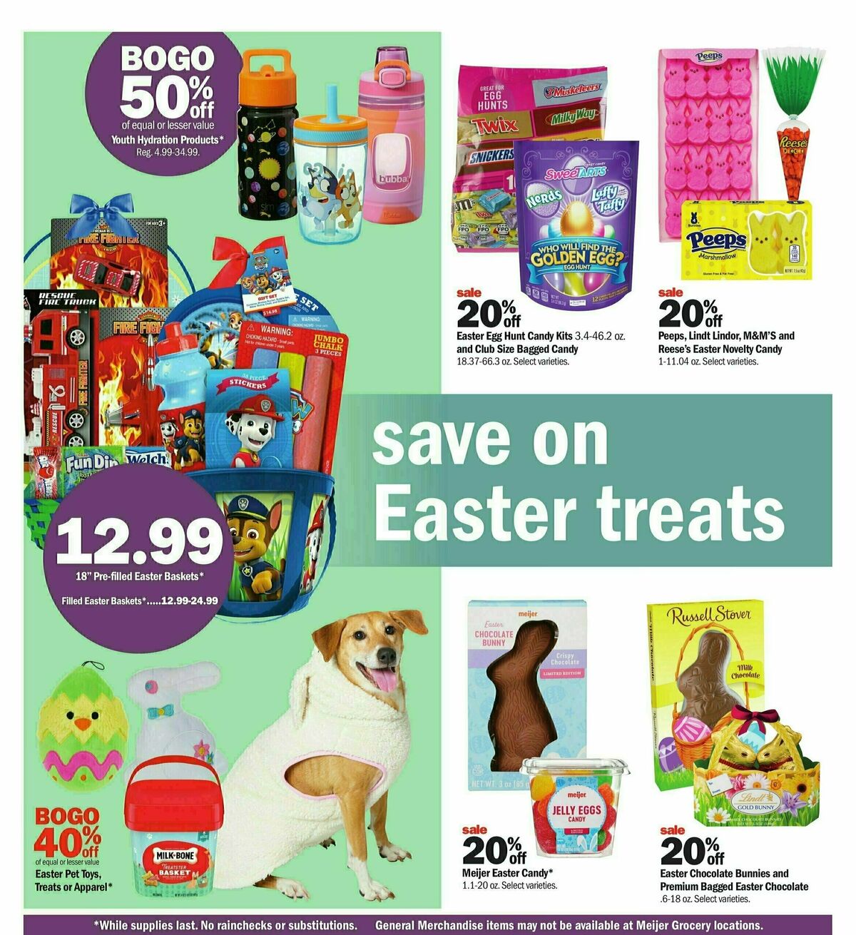 Meijer Easter Weekly Ad from March 17